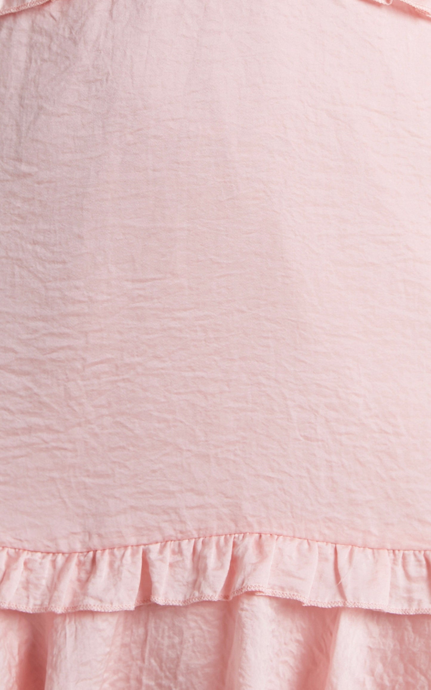 Maricris Mini Dress - Open Back Bell Sleeve Frill Dress in Dusty Pink