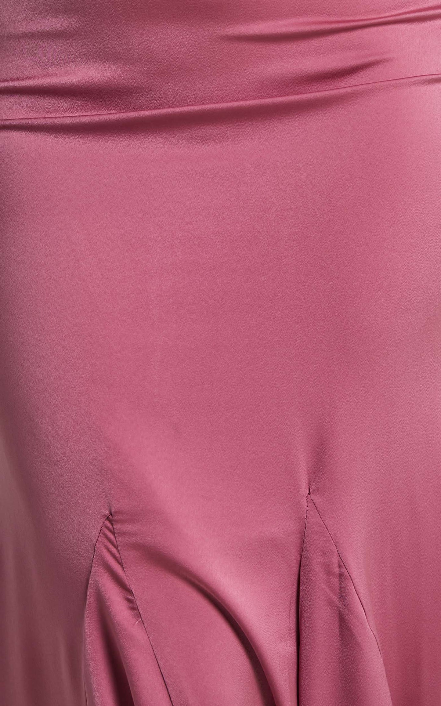 Massima Two Piece Set - Crop Top and Mermaid Maxi Skirt Set in Dusty Rose