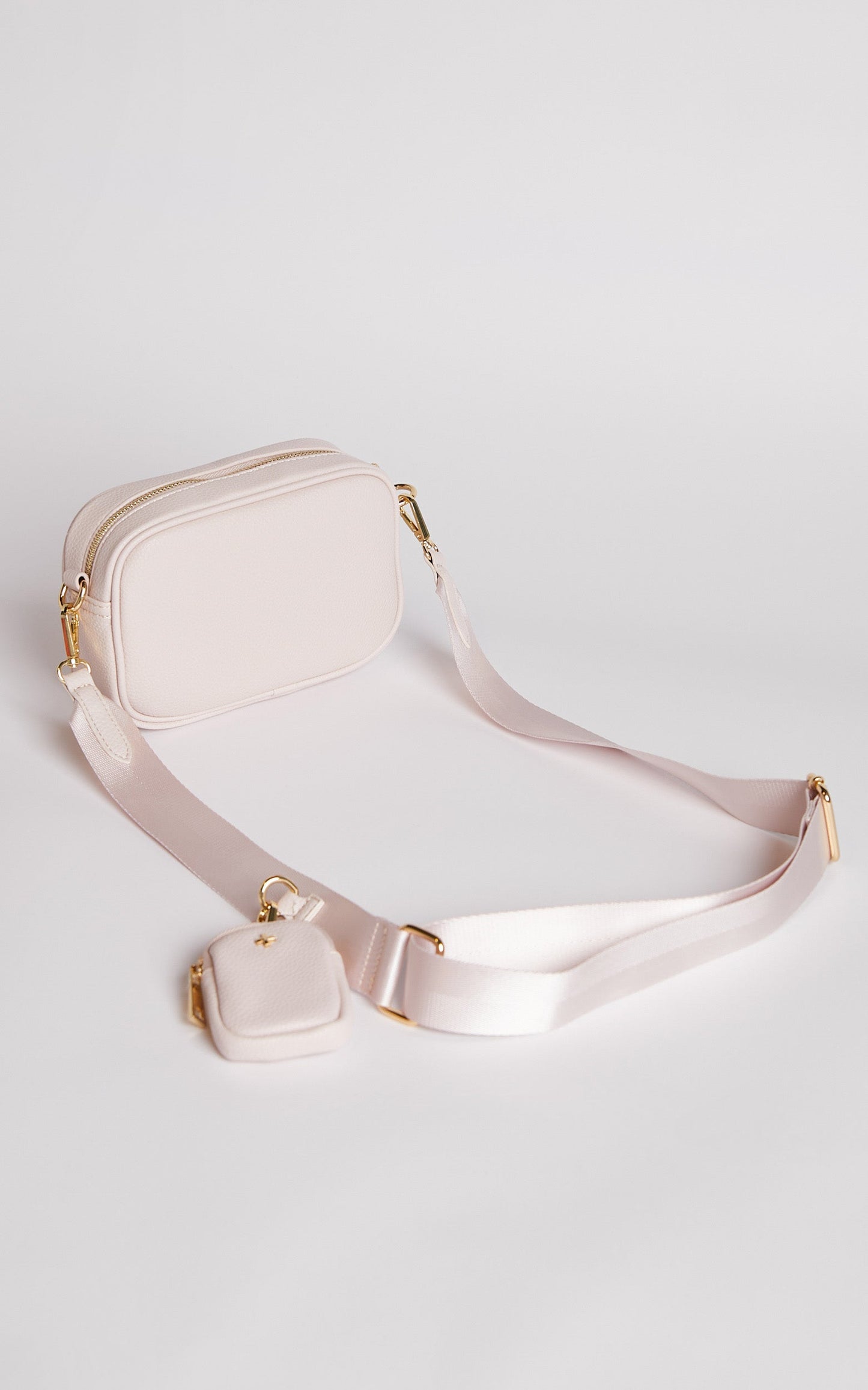Peta and Jain - Justice Bag in Nude Pebble / Gold