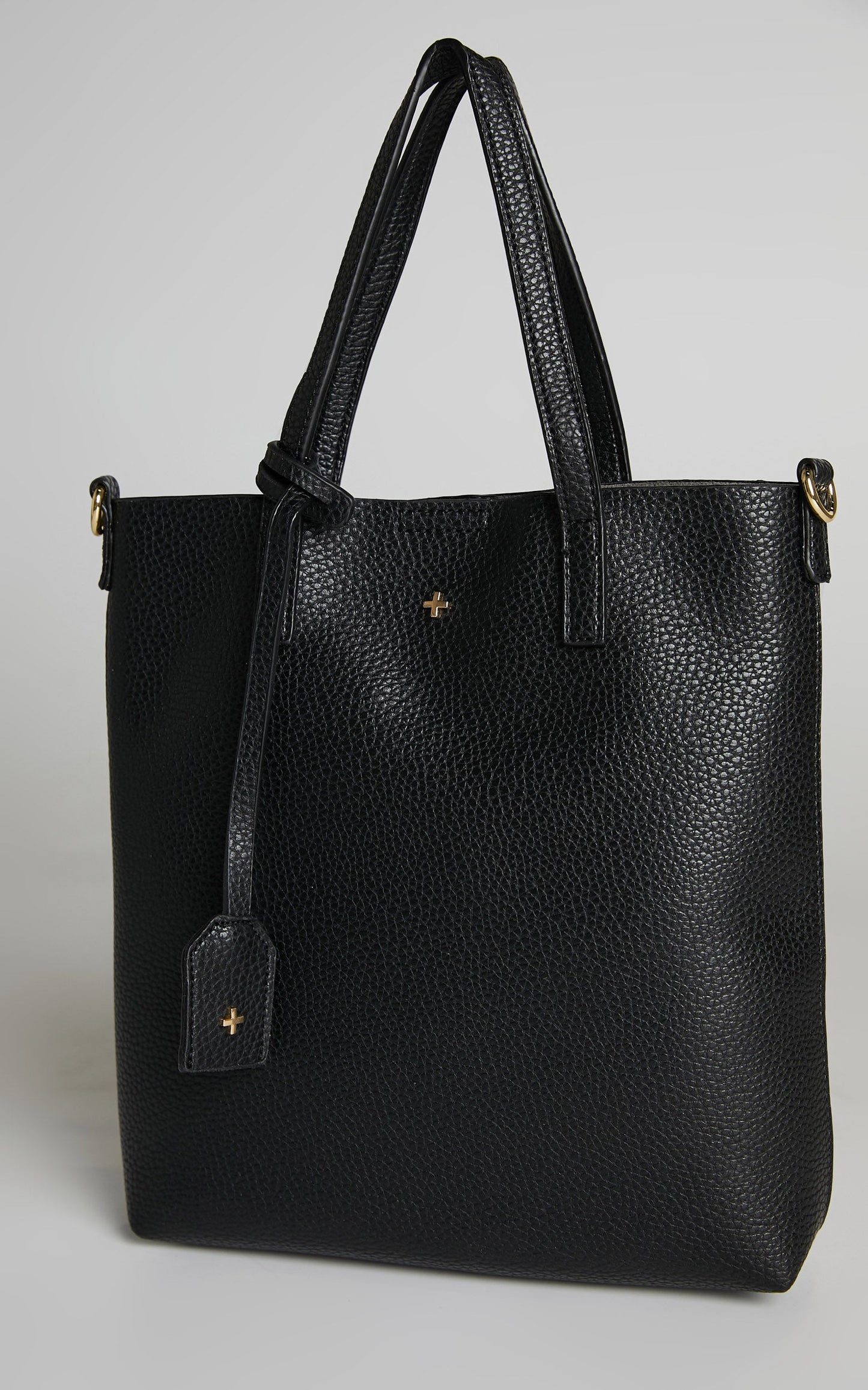 Peta and Jain - Sage Bag in Black Pebble
