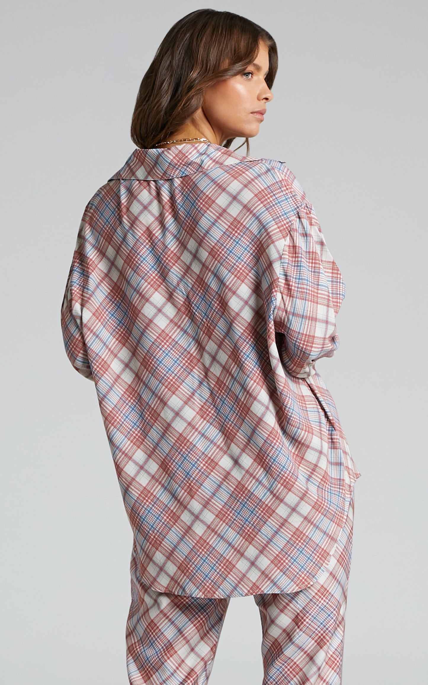Rolla's - CHARLOTTE PLAID SHIRT in Pomegranate