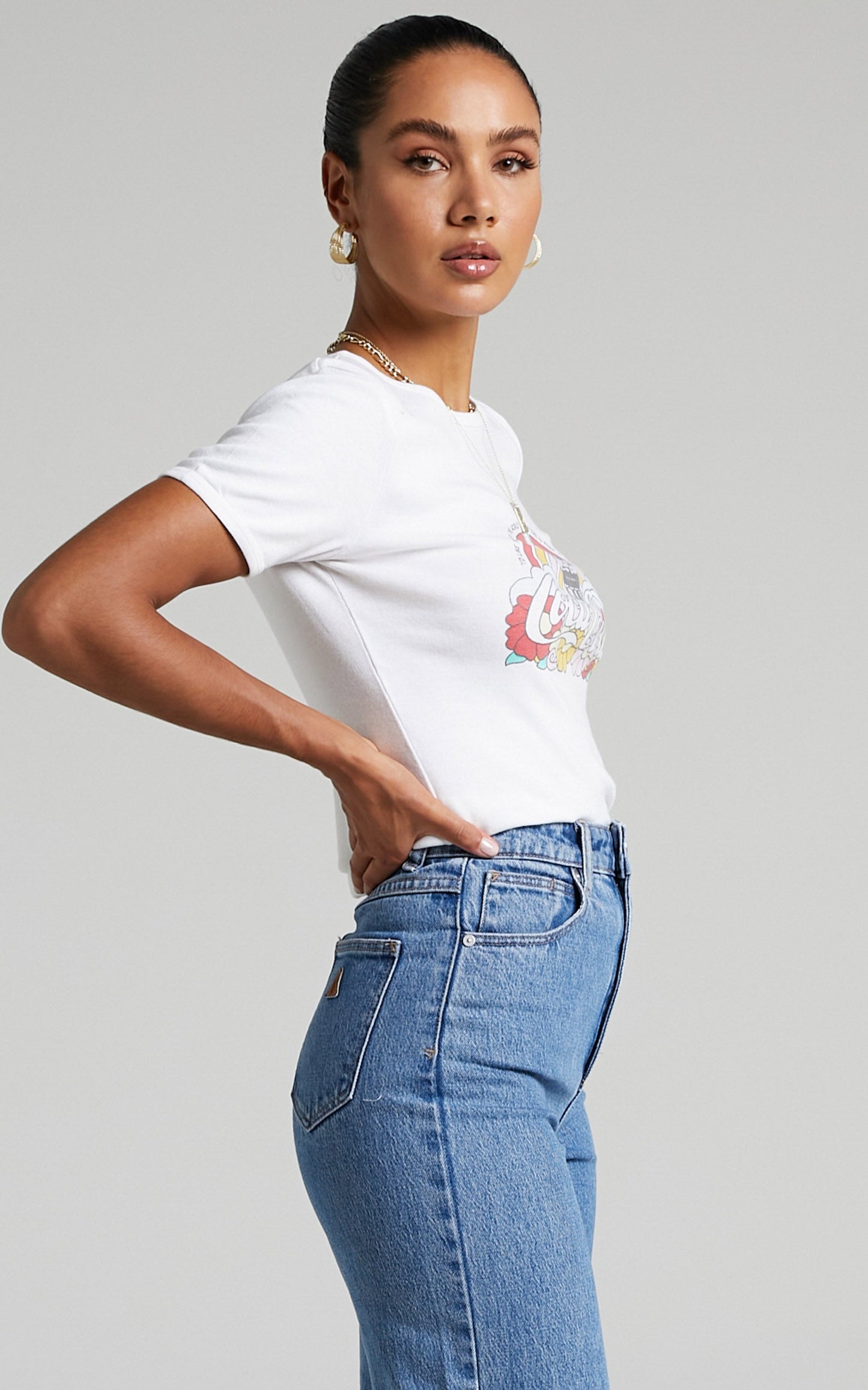 Rolla's - Coke Unity Logo Tee in VINTAGE WHITE