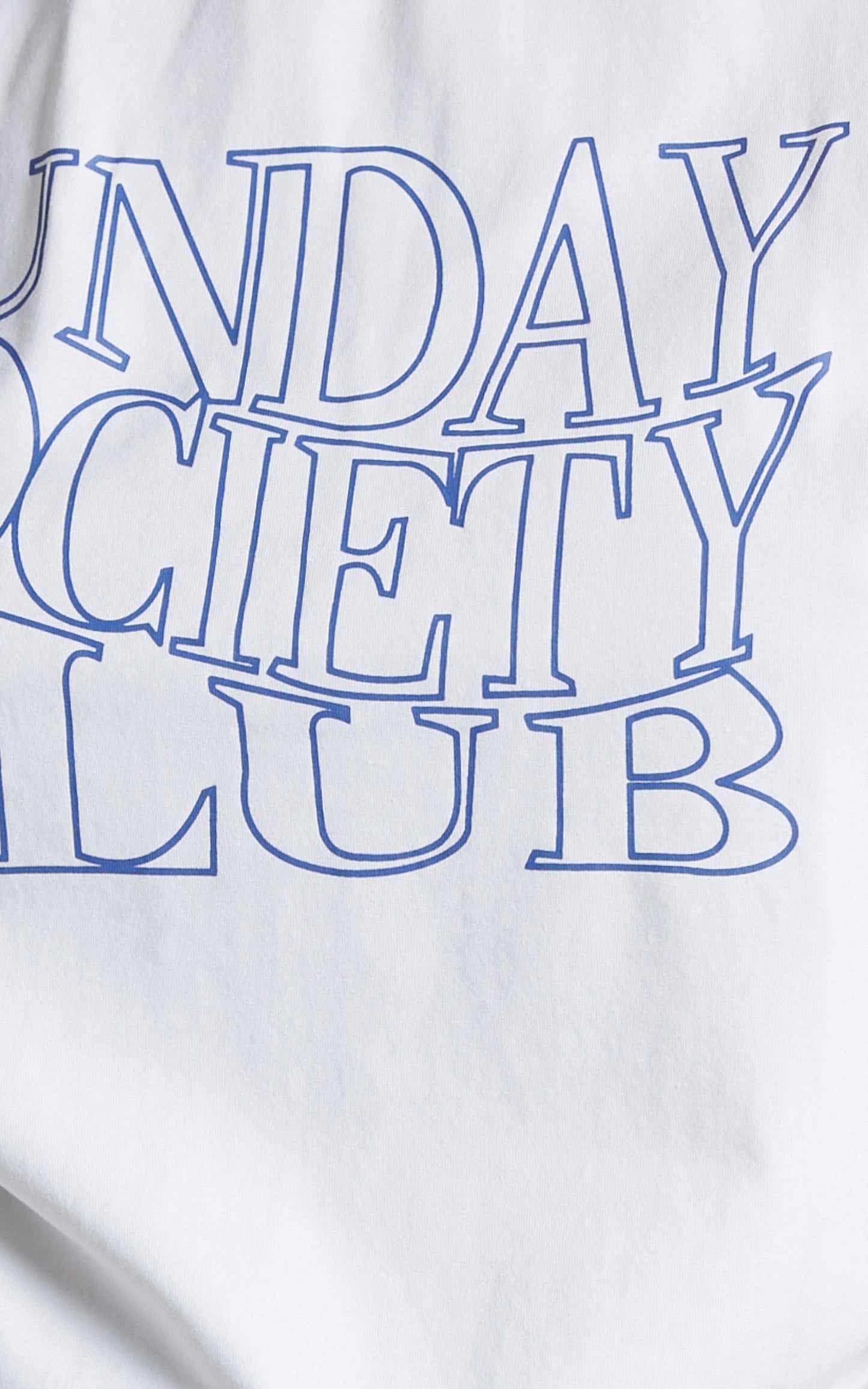 Sunday Society Club - Logo T-Shirt in White