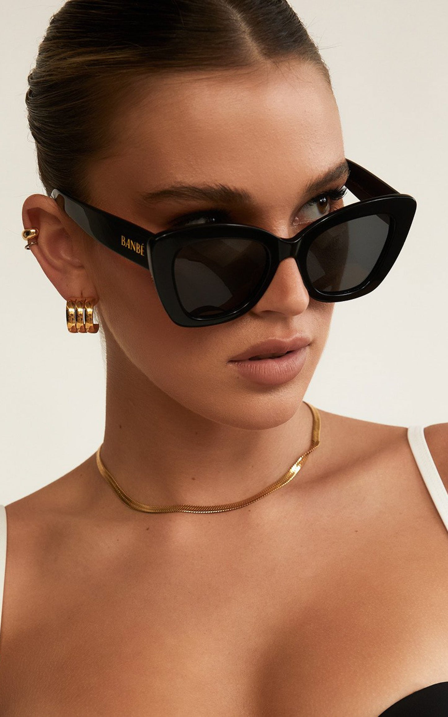 BANBE EYEWEAR - THE BARDOT in Black-SMOKE