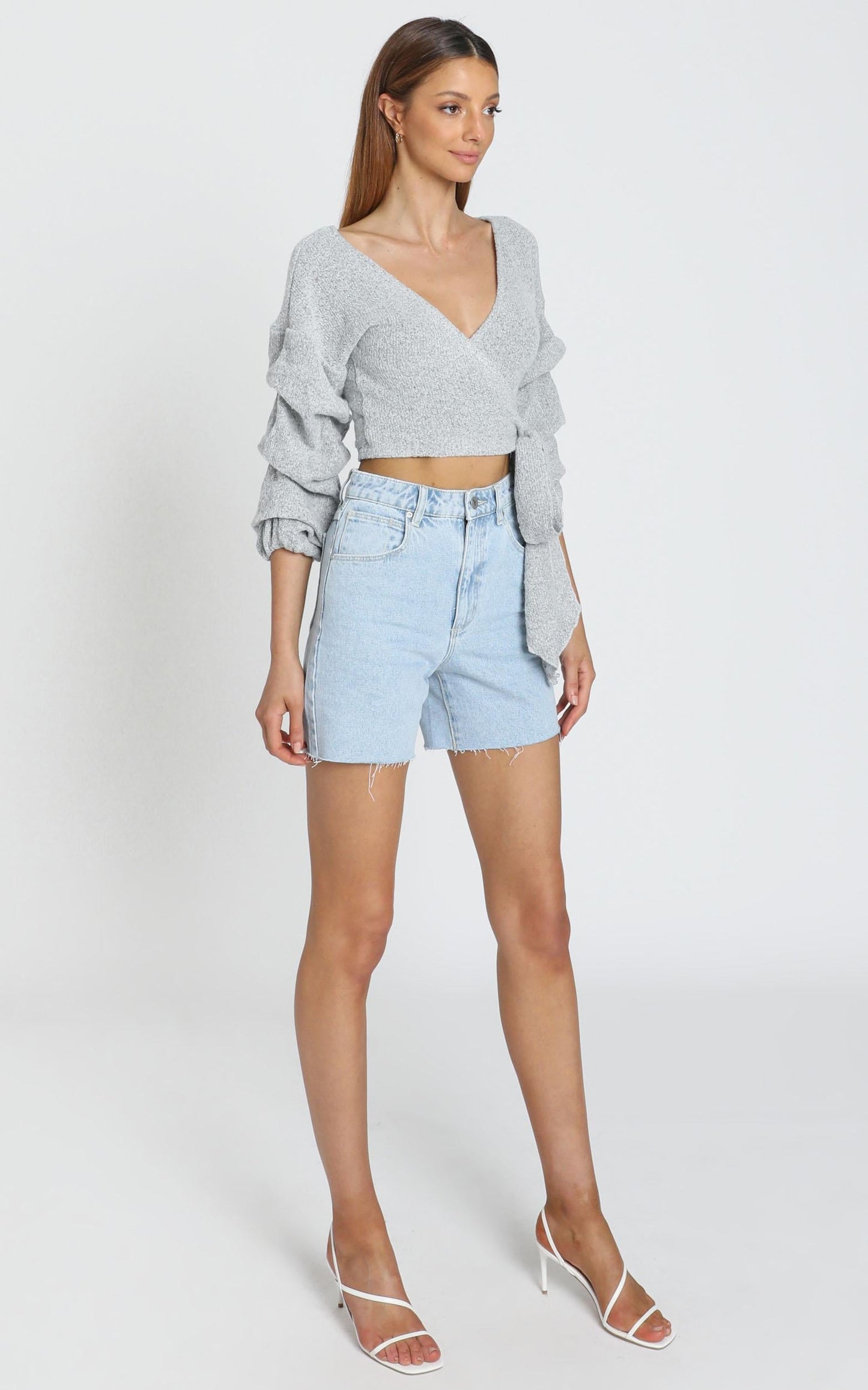 Good Decisions Knit Top in Grey