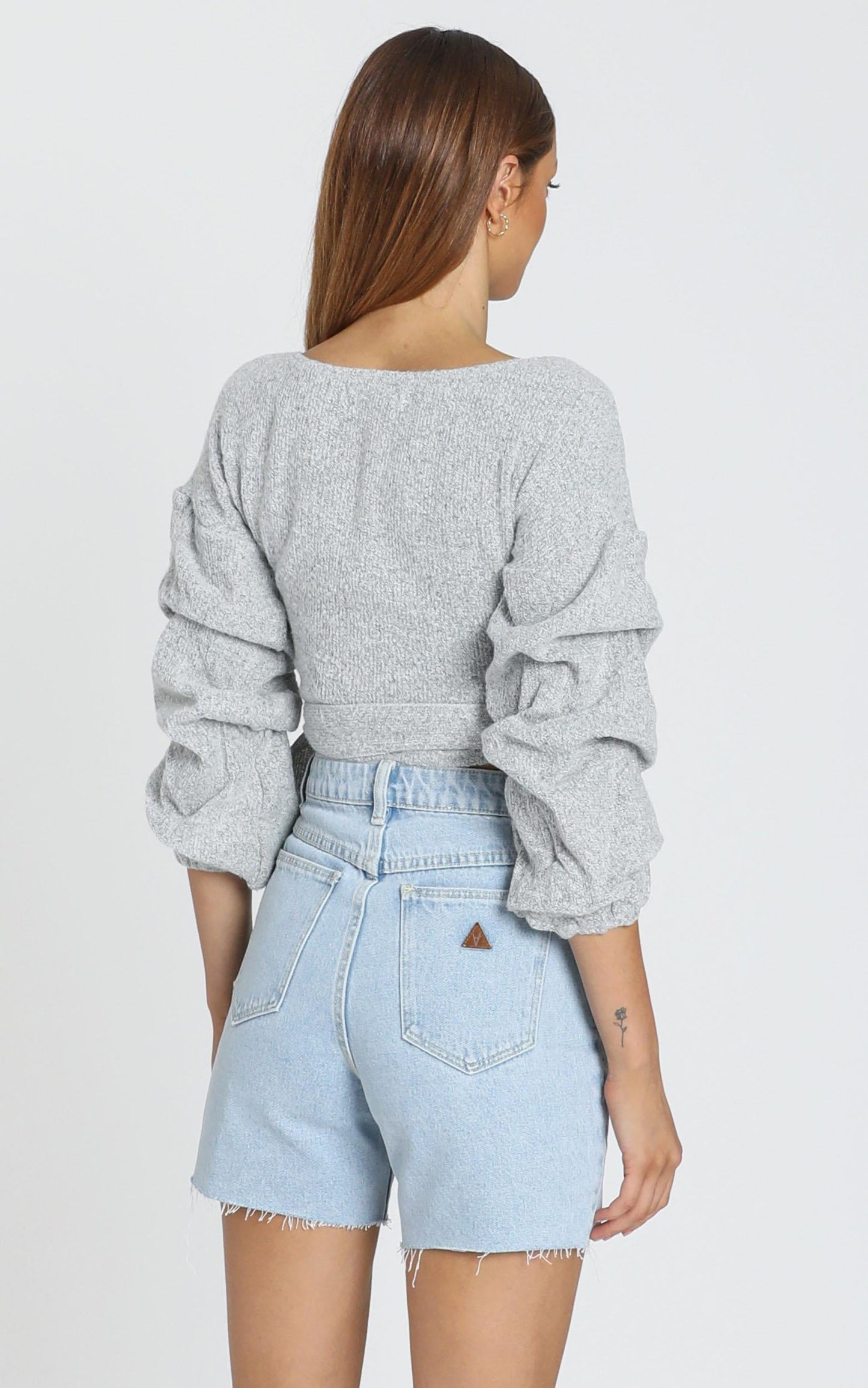 Good Decisions Knit Top in Grey