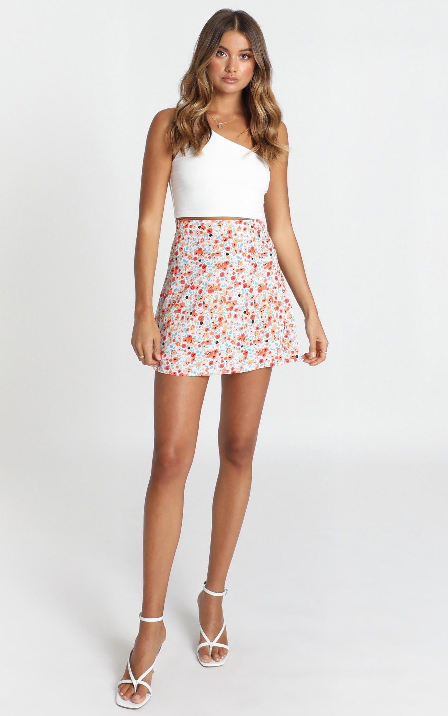 Running Away Skirt in Multi Floral