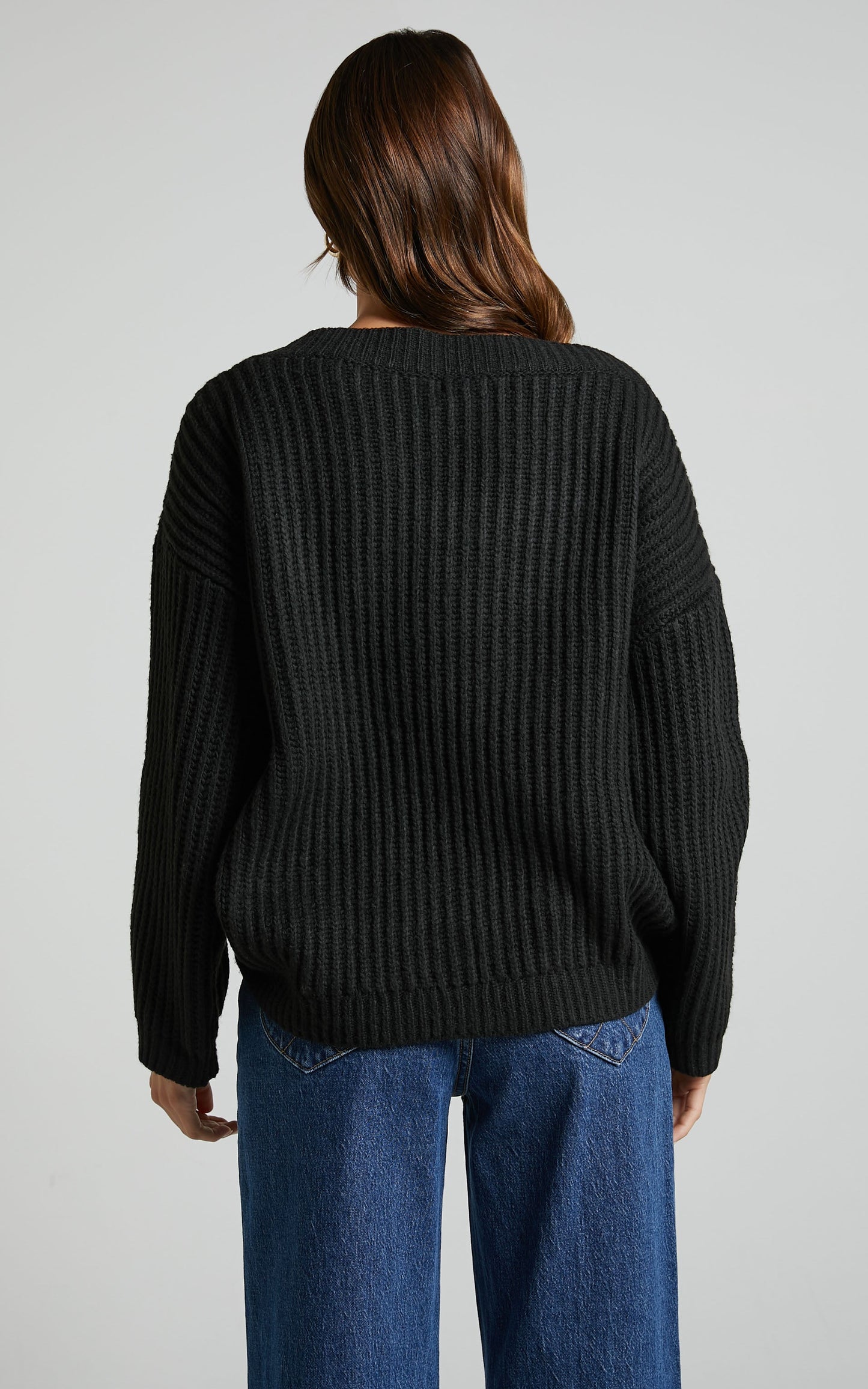 4th & Reckless -Tiana Double Layer Jumper in Black