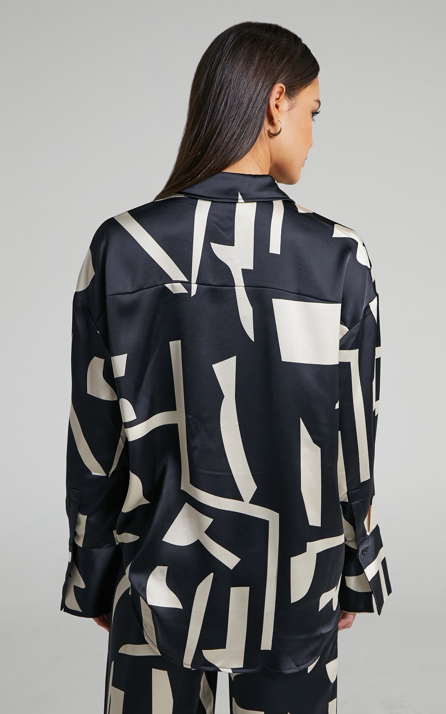 4th & Reckless - Amira Shirt in Black/Cream Print