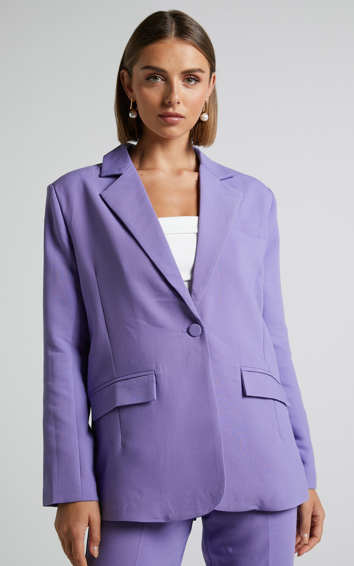 4th & Reckless - Cervo Blazer in Purple