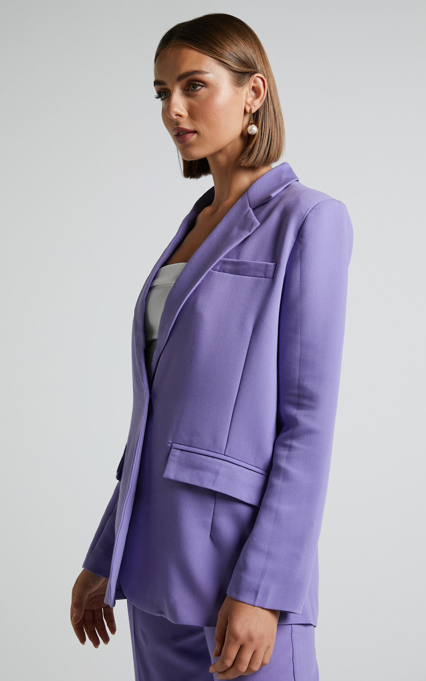 4th & Reckless - Cervo Blazer in Purple
