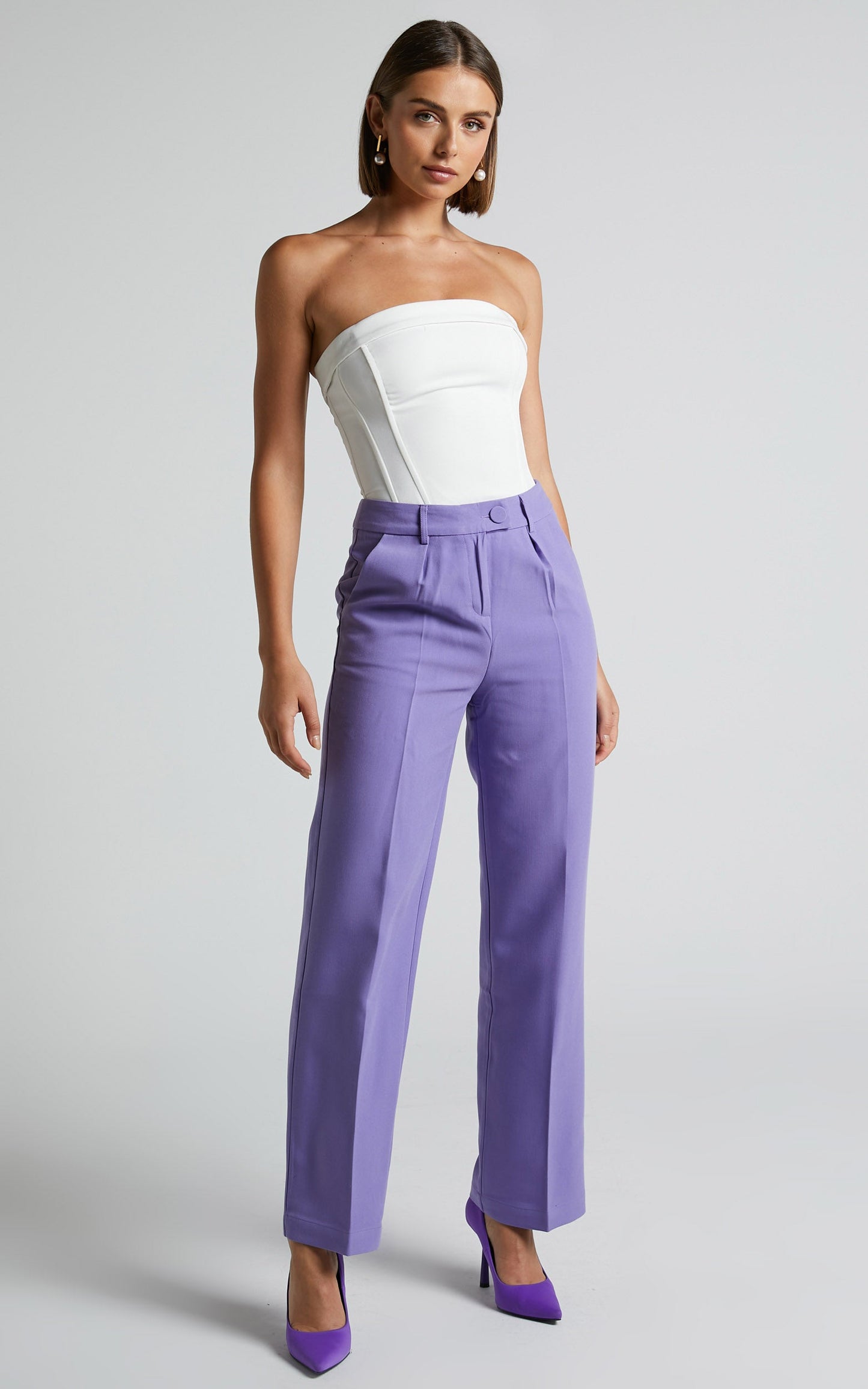 4th & Reckless - Cervo Trouser in Purple