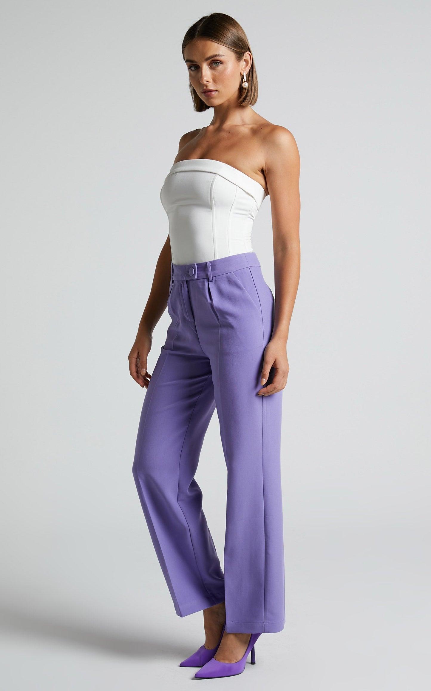 4th & Reckless - Cervo Trouser in Purple