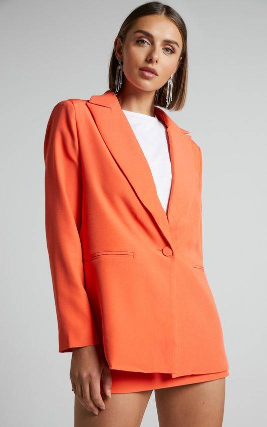 4th & Reckless - Eden Roc Blazer in Orange