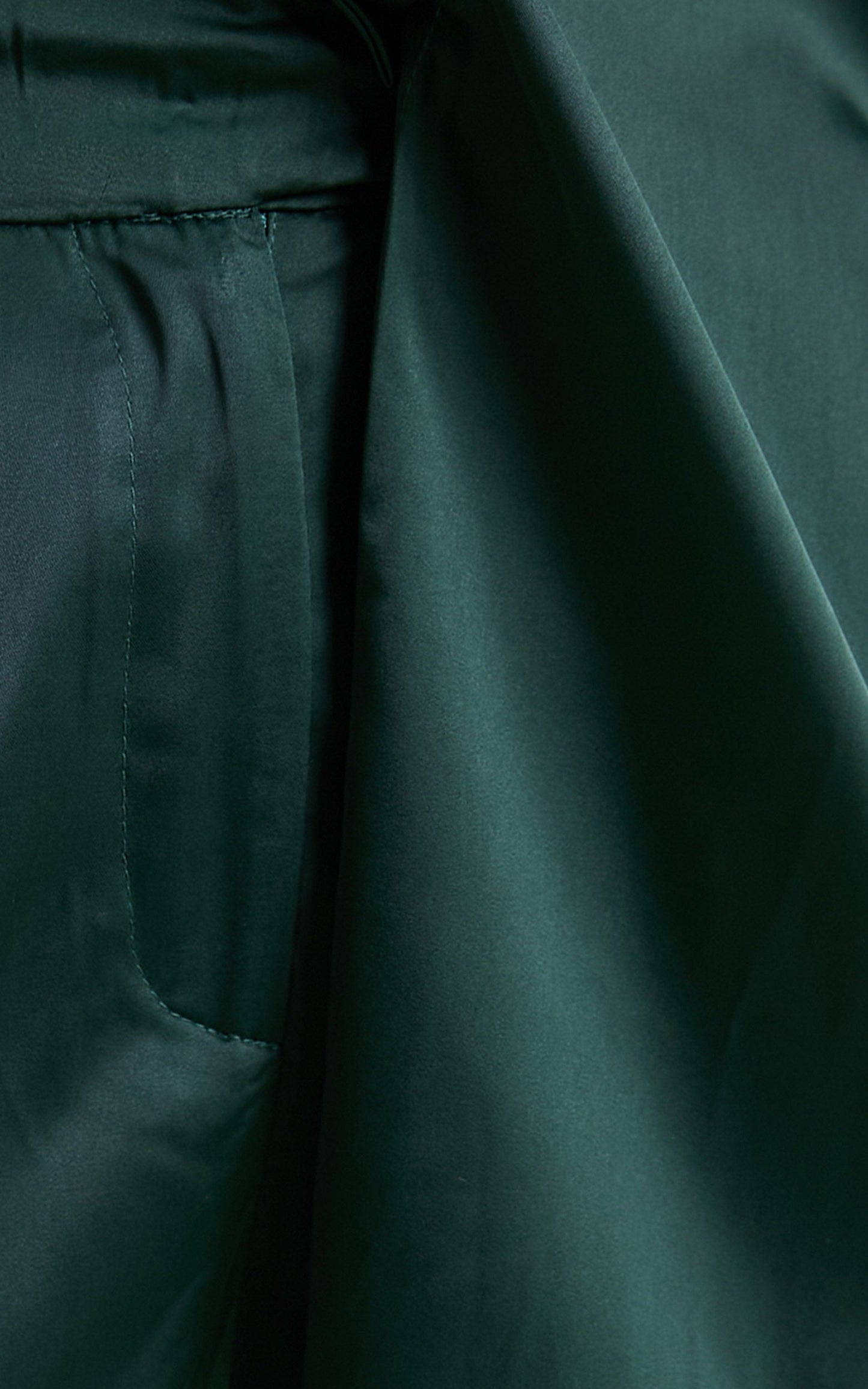 4th & Reckless - Elina Satin Jogger in Forest Green