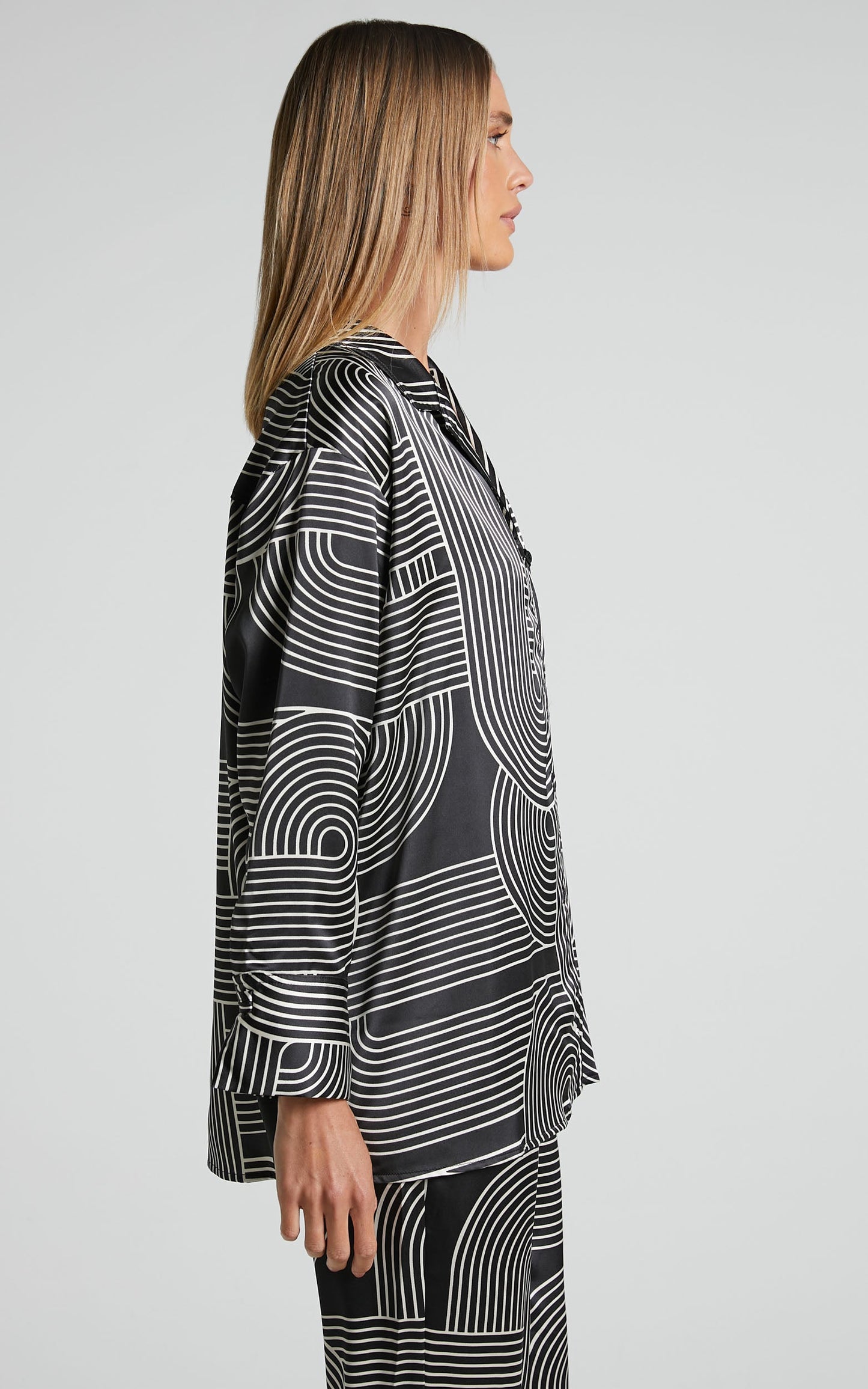 4th & Reckless - Fina Shirt in Black Print