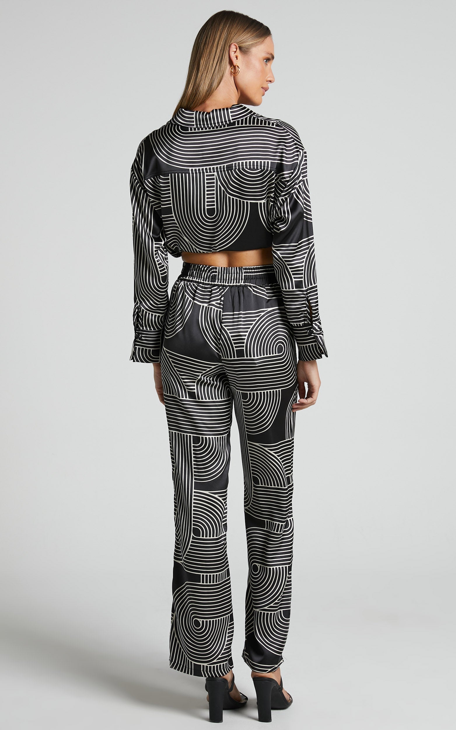 4th & Reckless - Fina Trouser in Black Print