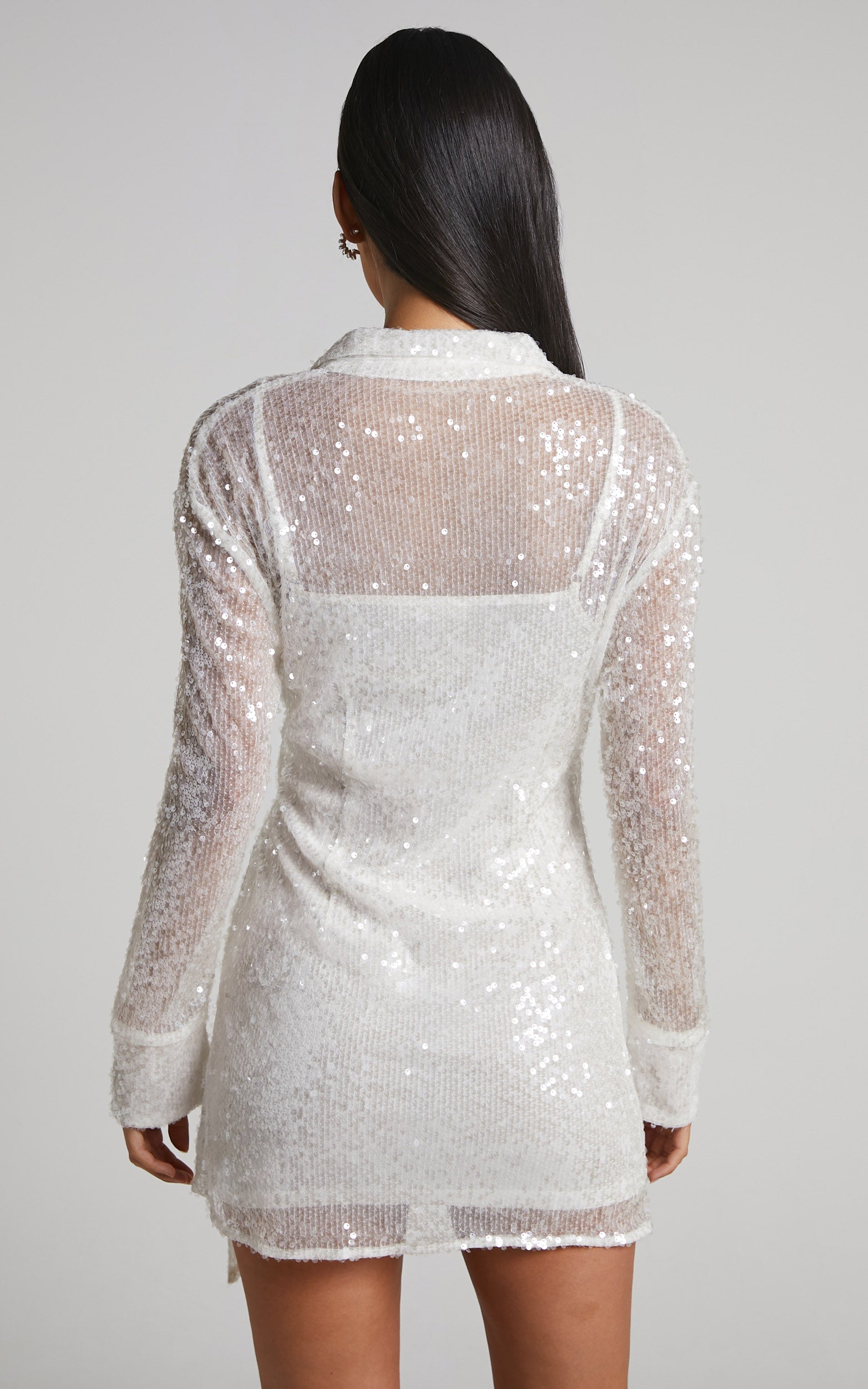 4th & Reckless - Idella Shirt Dress in White