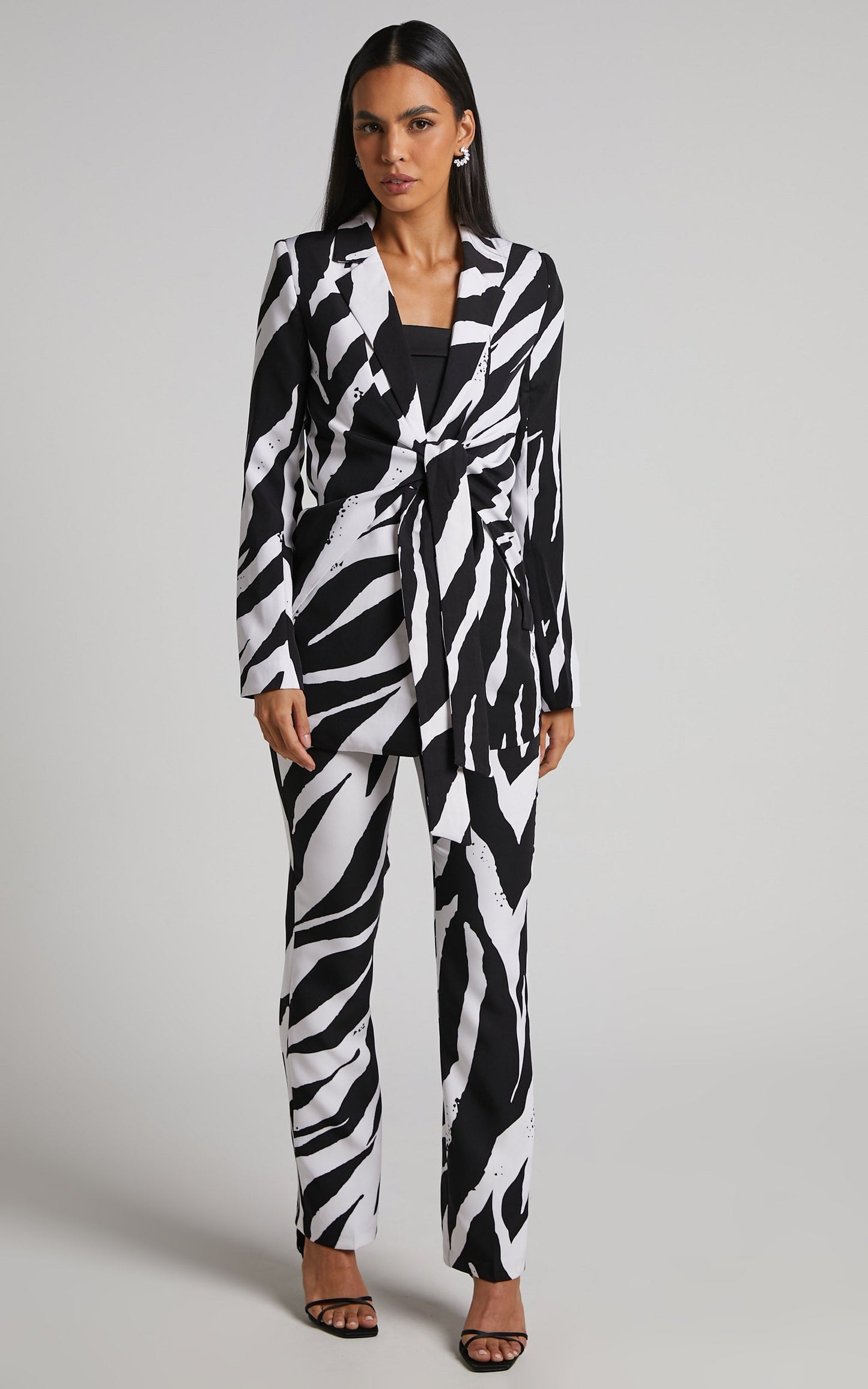 4th & Reckless - Karim Blazer in Zebra Print