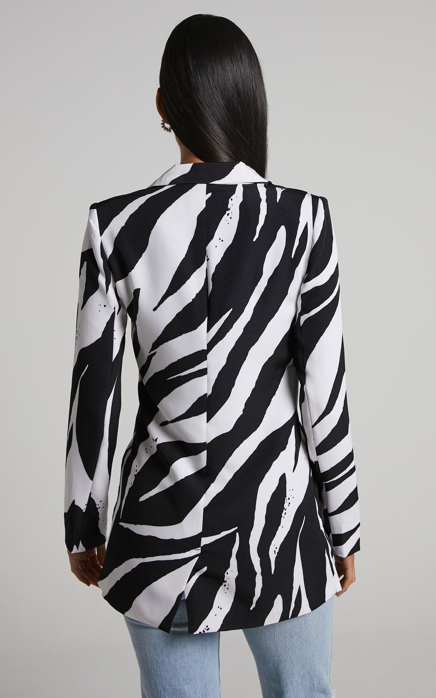 4th & Reckless - Karim Blazer in Zebra Print