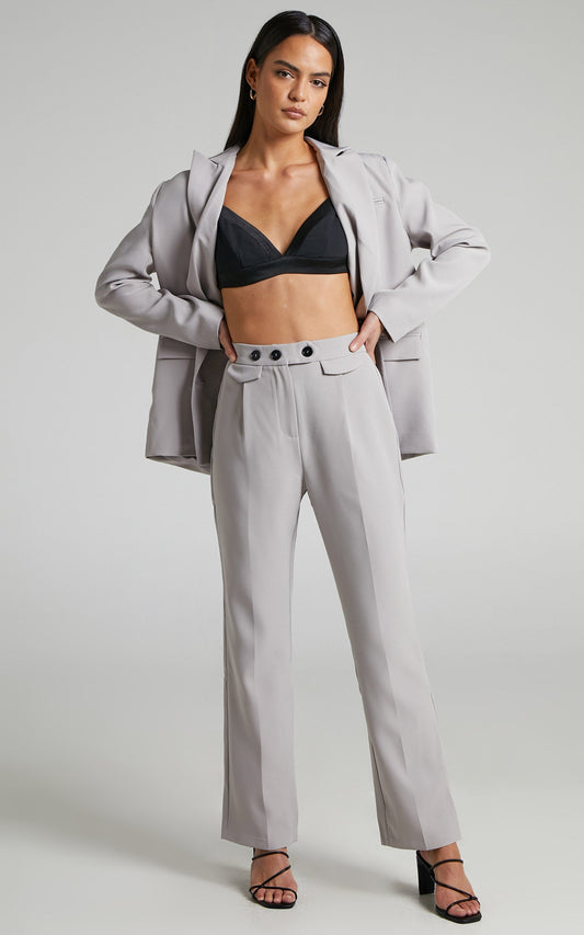 4th & Reckless - Lola Trouser in Grey