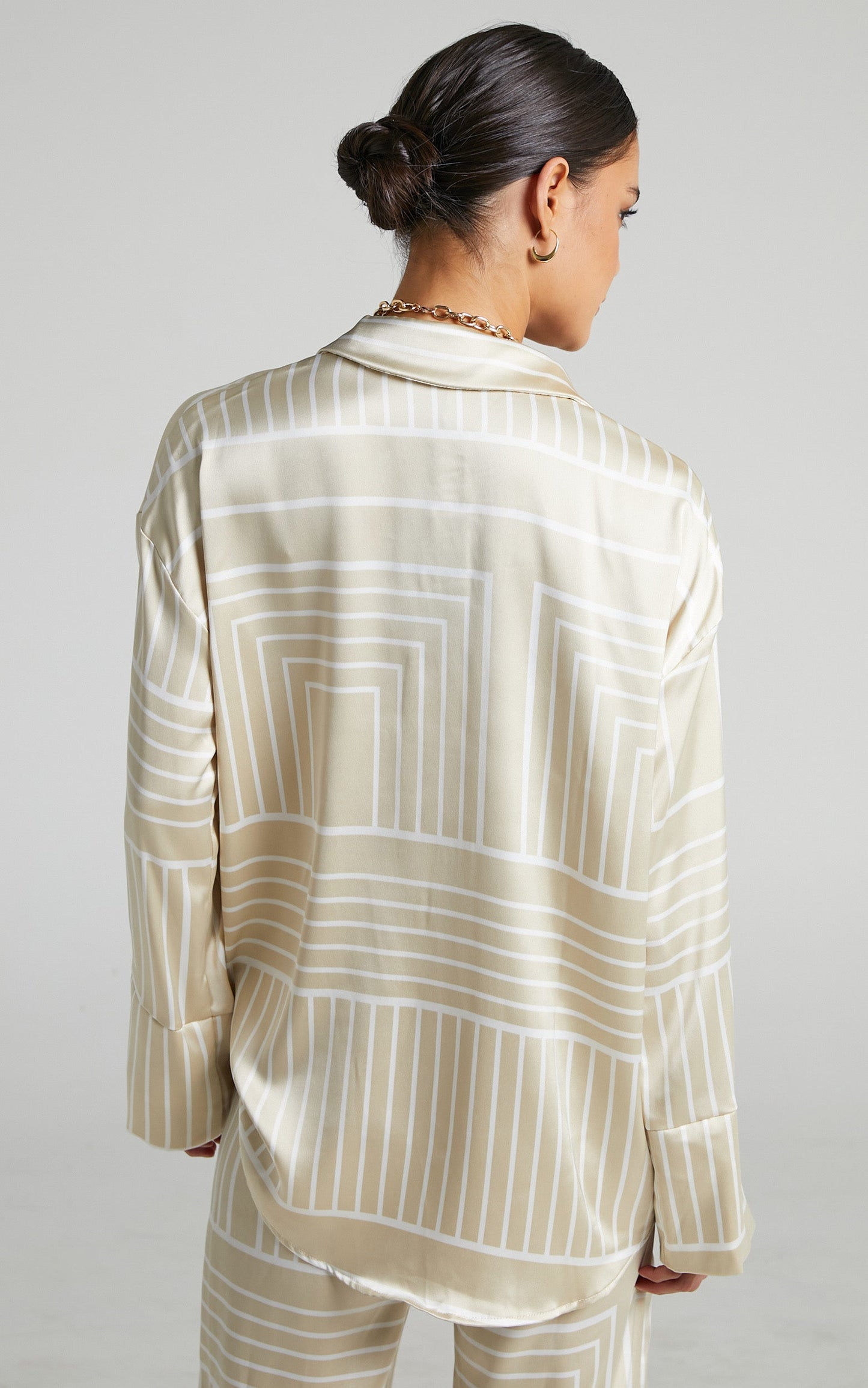 4th & Reckless - Norma Shirt in Beige Print