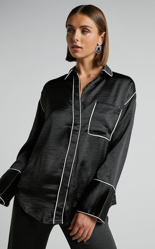 4th & Reckless - Ronnie Shirt in Black