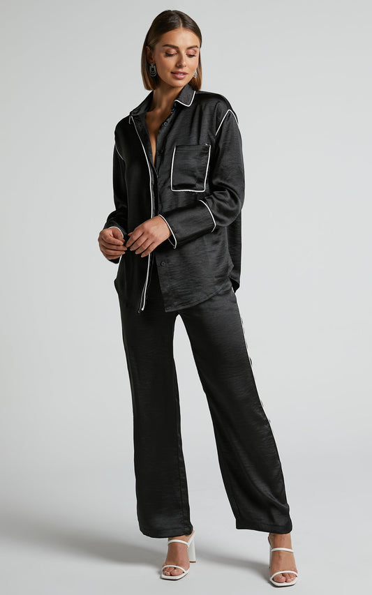 4th & Reckless - Ronnie Trouser in Black