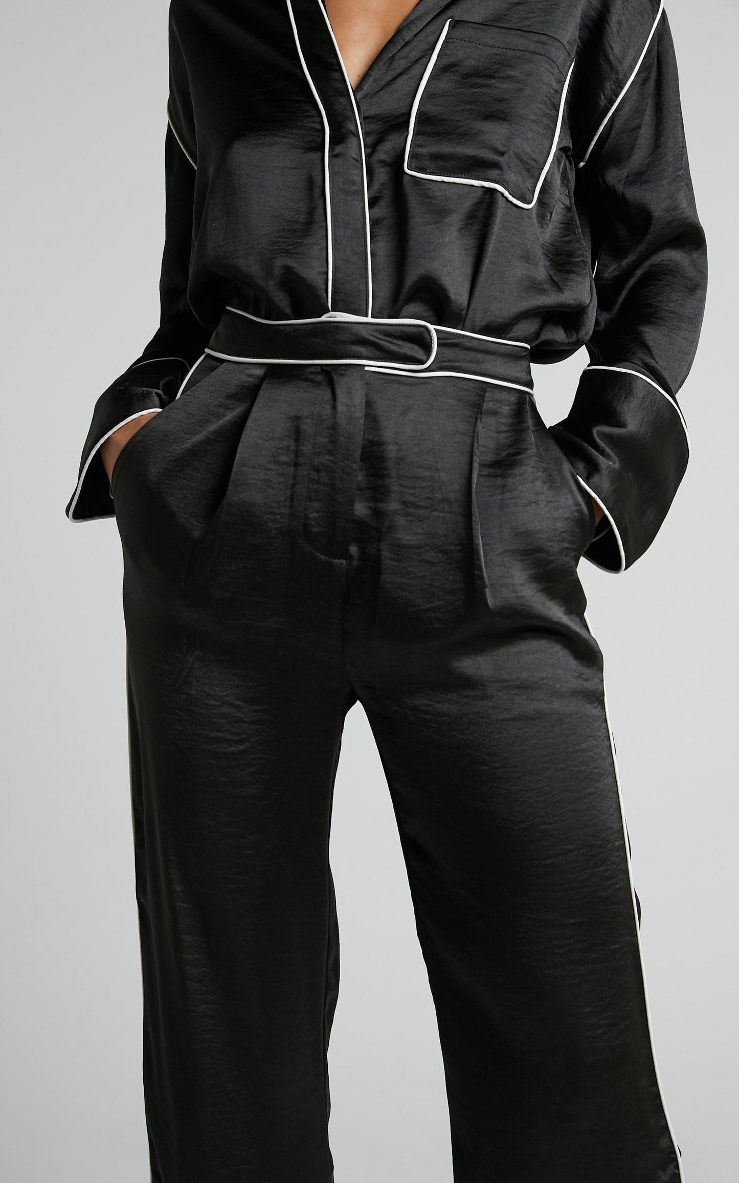 4th & Reckless - Ronnie Trouser in Black