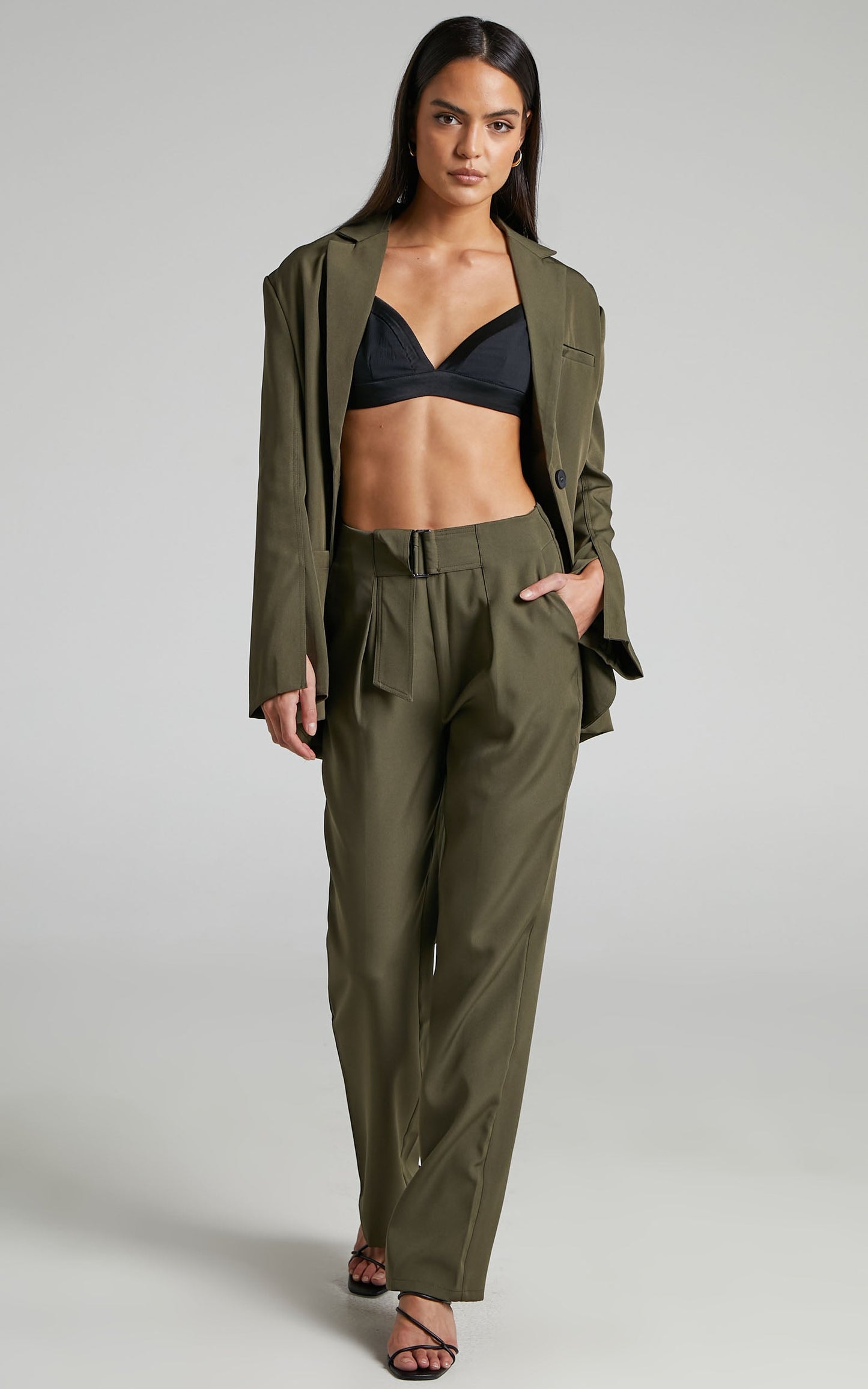 4th & Reckless - Signe Blazer in Khaki