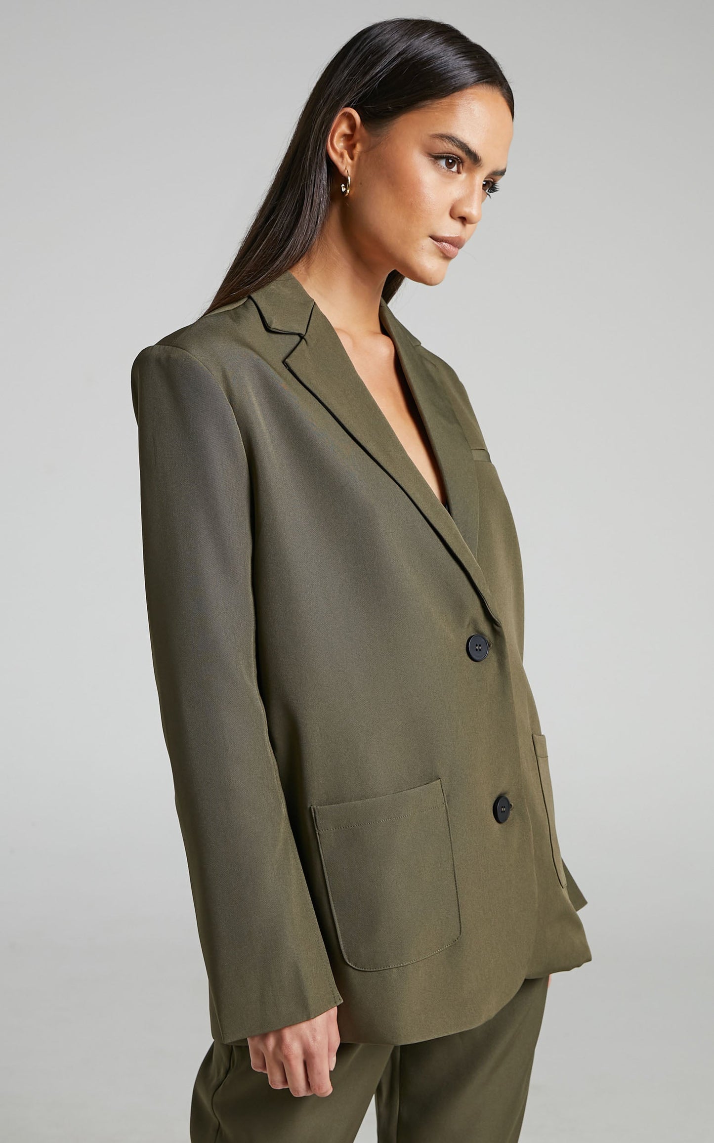 4th & Reckless - Signe Blazer in Khaki
