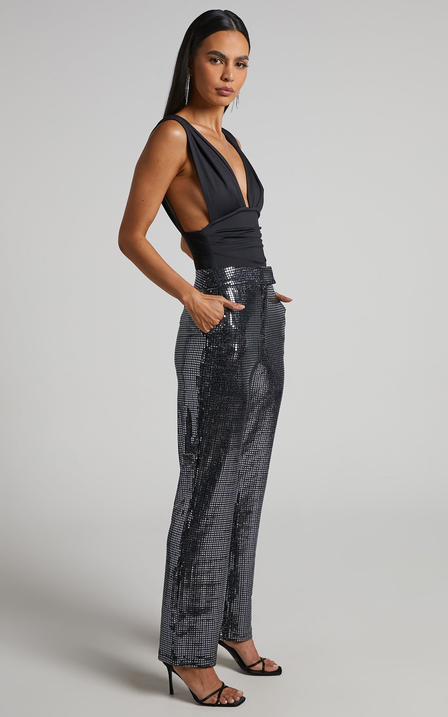 4th & Reckless - Vera Trouser in Metallic