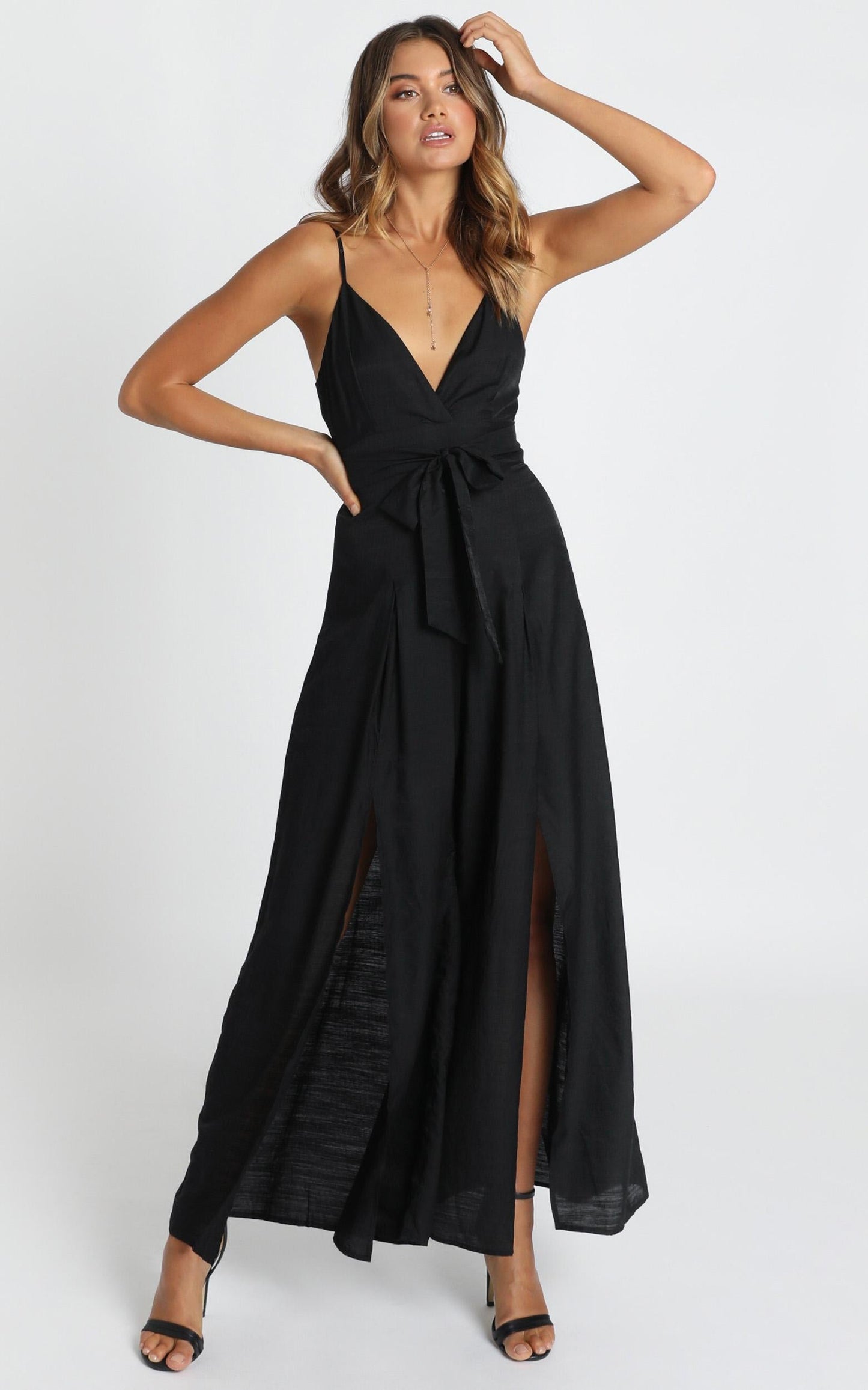 Written In History Jumpsuit In Black