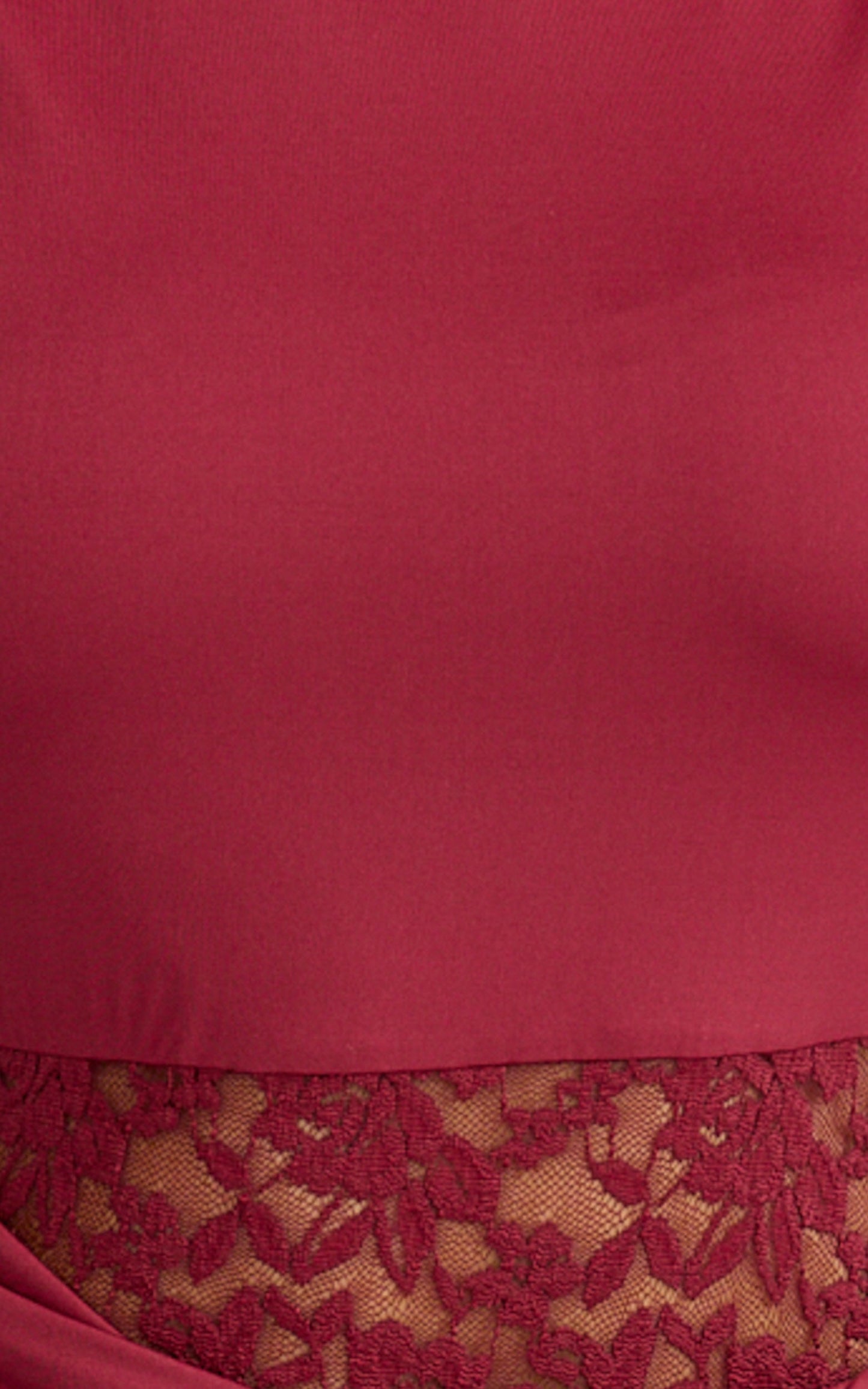 Alberta Maxi Dress - Spliced Sheer Lace Column Dress in Wine