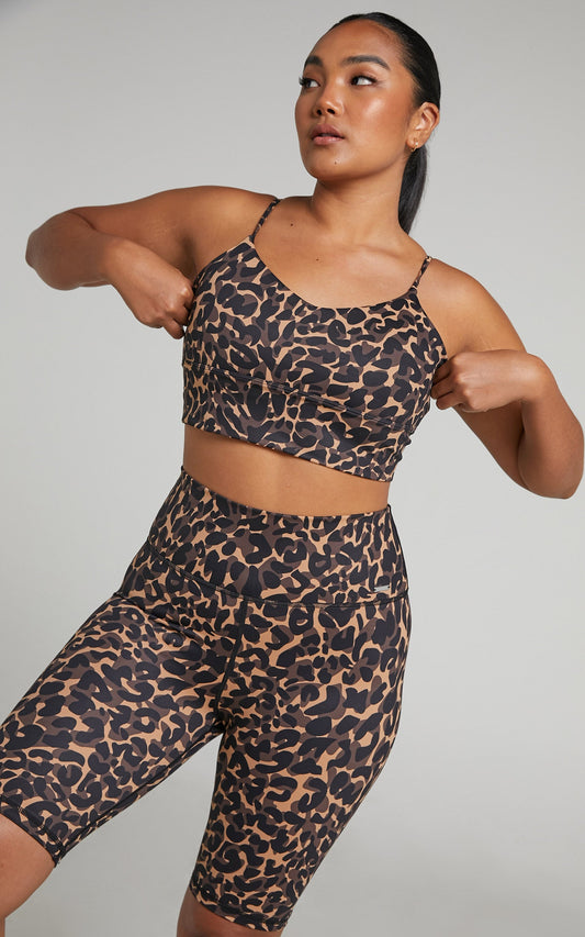 Aim'n - V Strap Bra in Cheetah