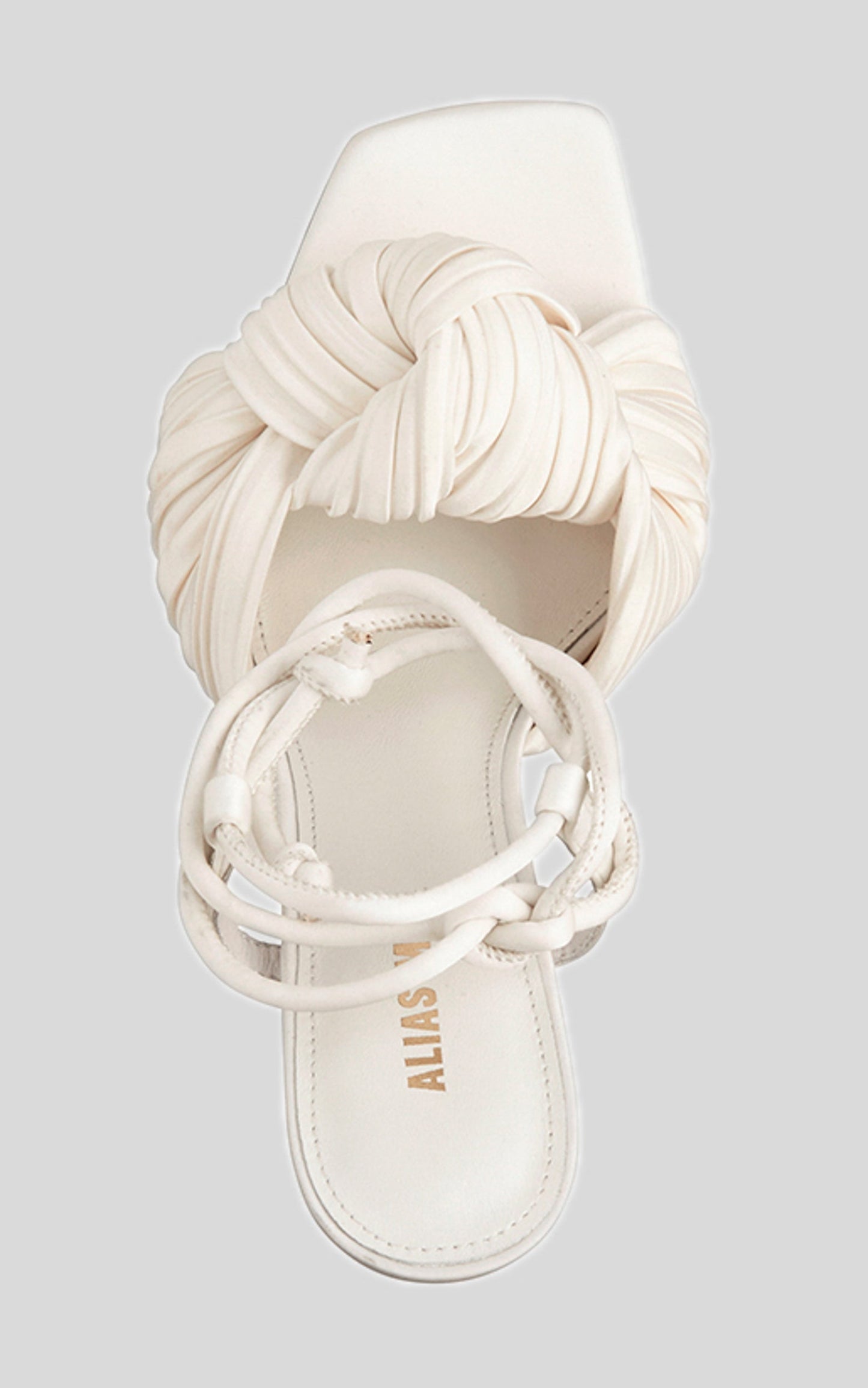Alias Mae - Mina Heels in Ivory Satin