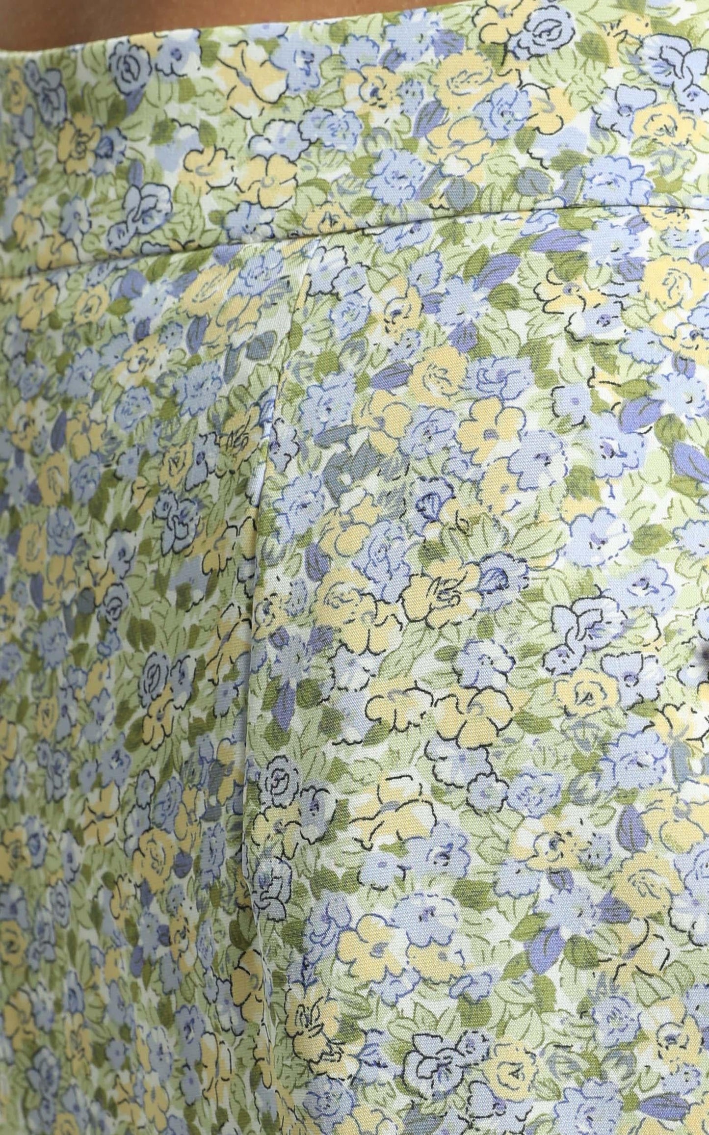 Zoi Pants in Blue Floral