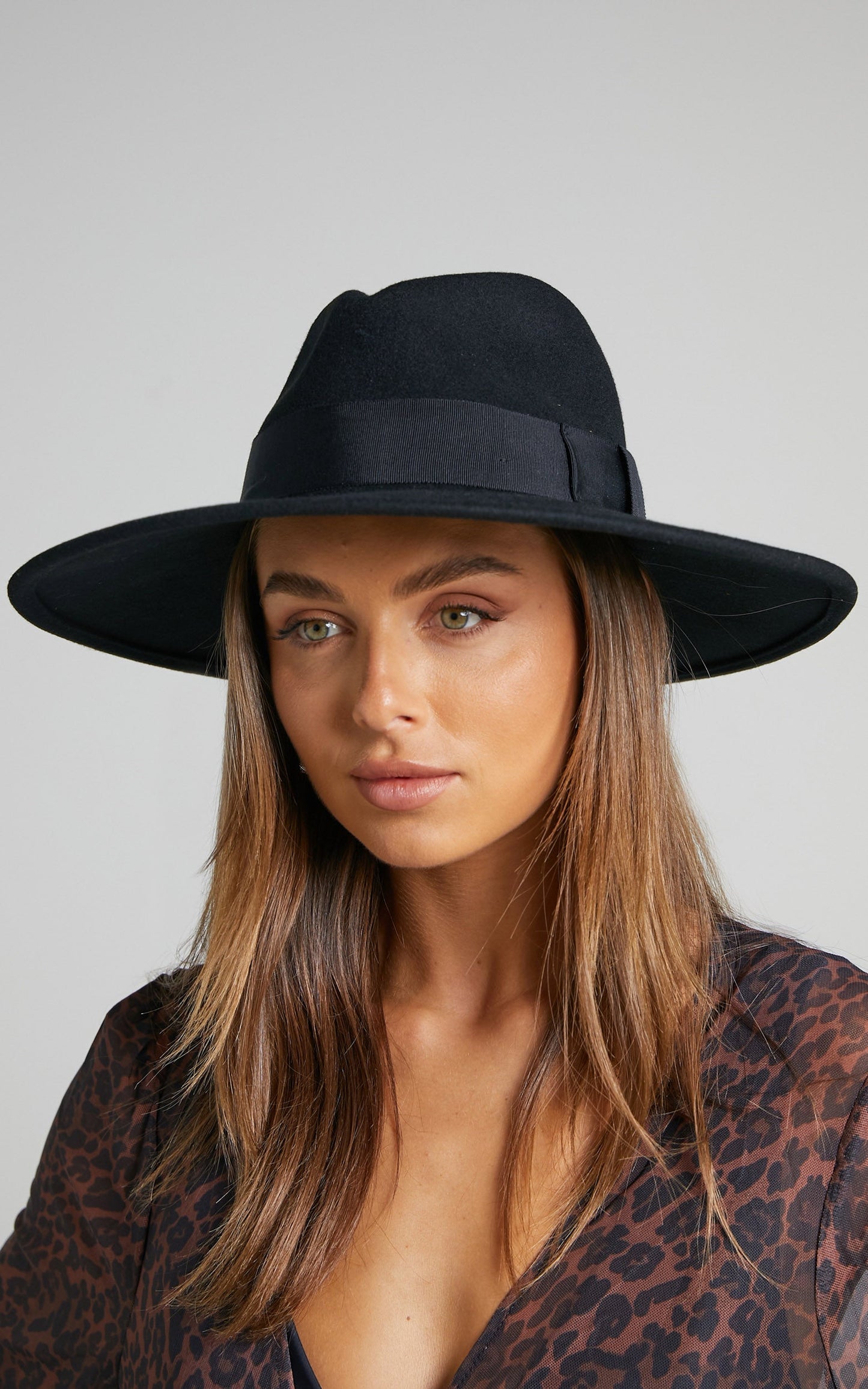 Brixton - Joanna Felt Hat in Black