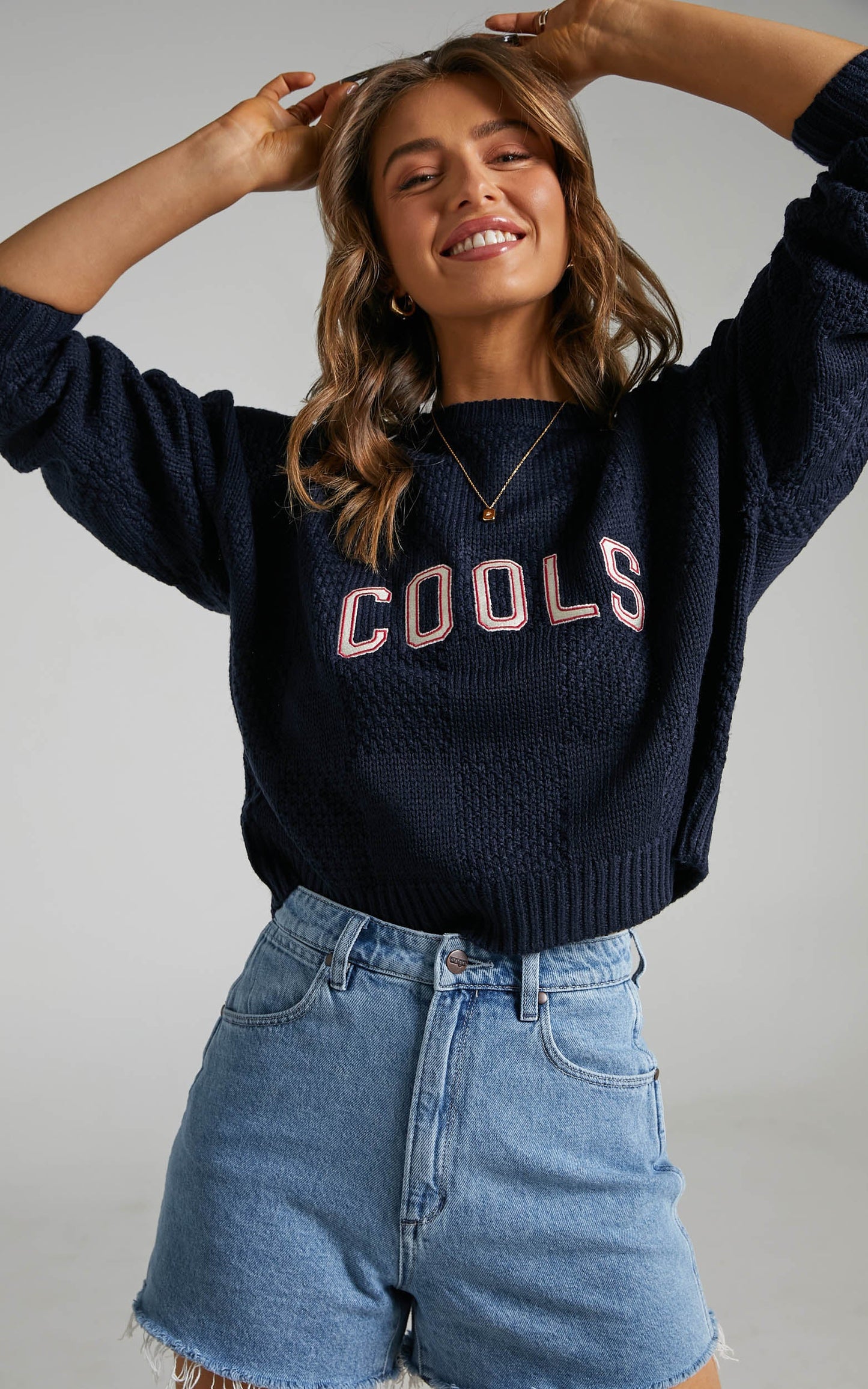 Cools Club - College Knit in Navy