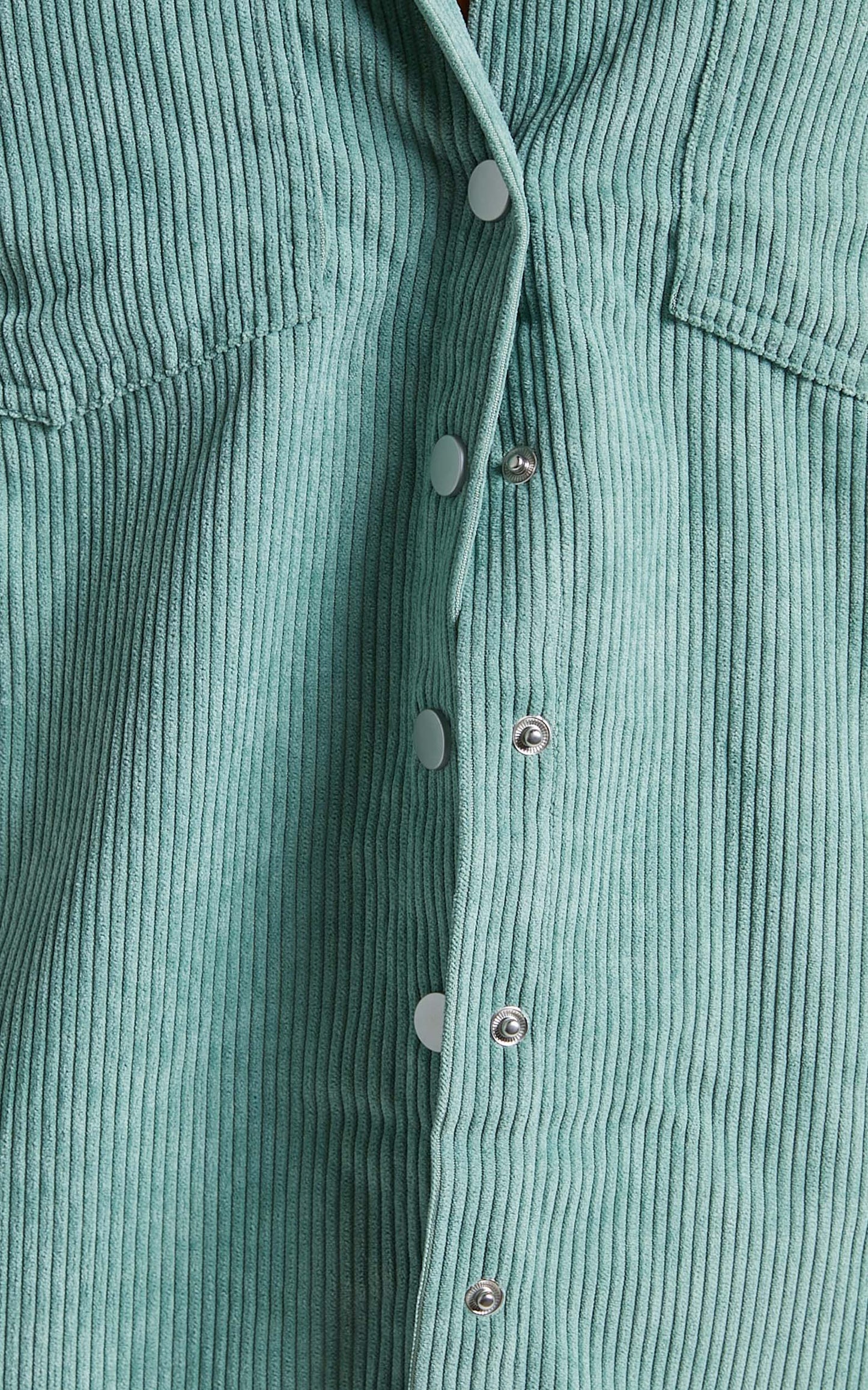 Hillevi Shacket - Corduroy Shacket in Sage