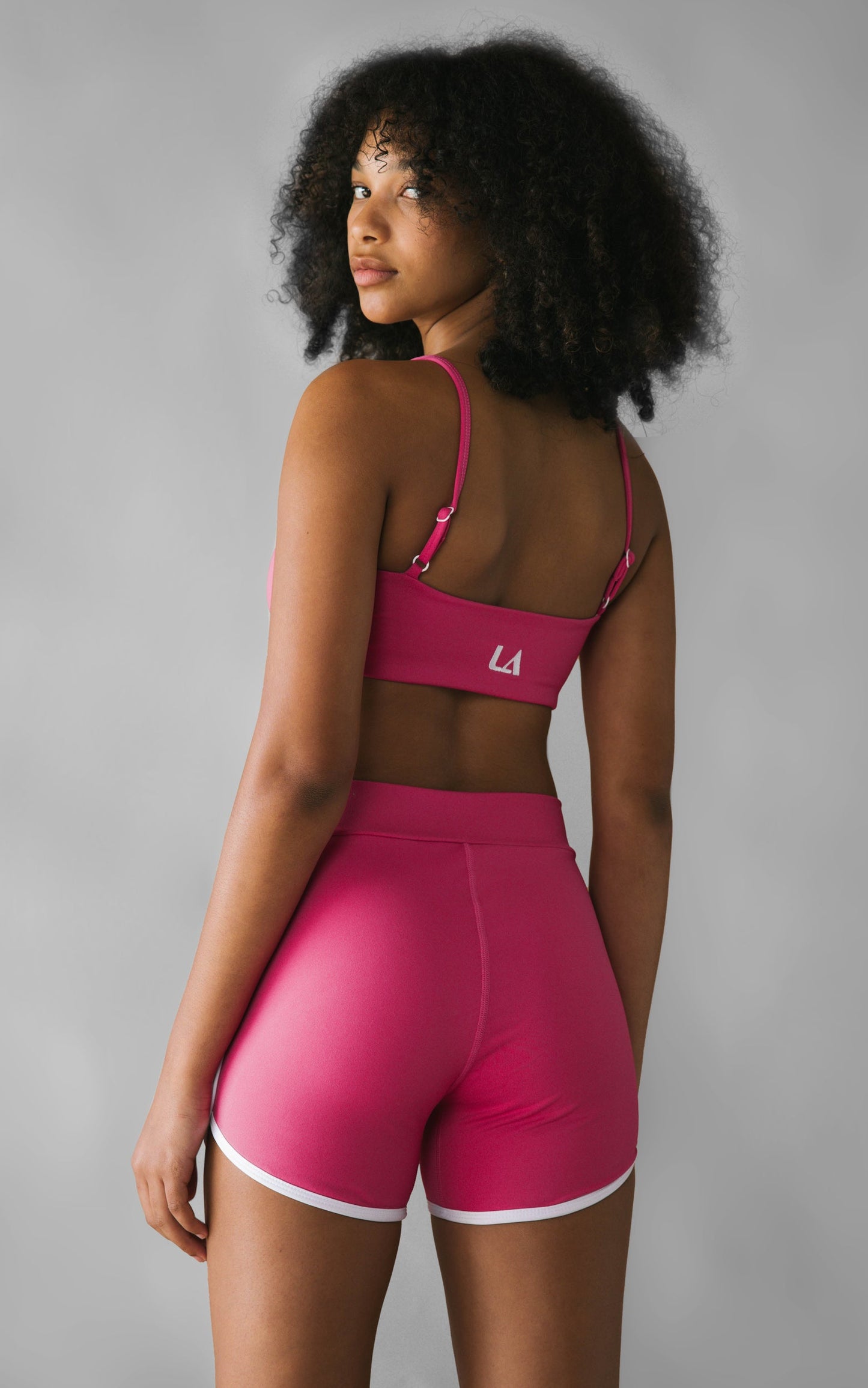 Lahana - Zadie Crop Top in Dragonfruit Pink