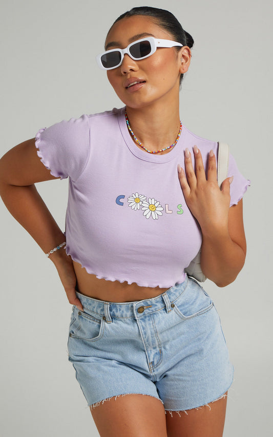 Cools Club - Daisy Club Tee in Lilac