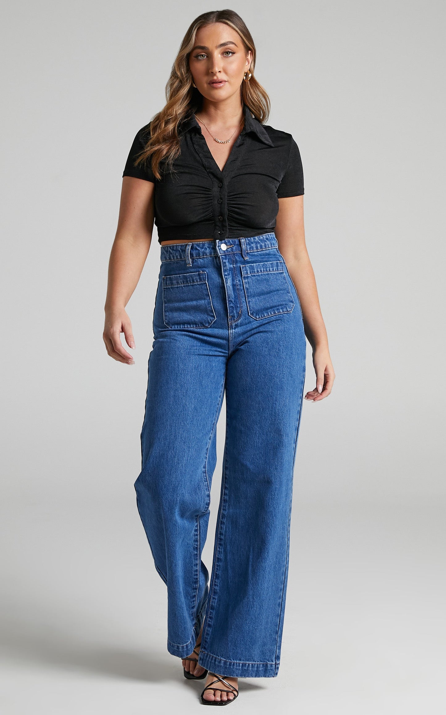 Rolla's - Sailor Jean Long in Ashley Blue