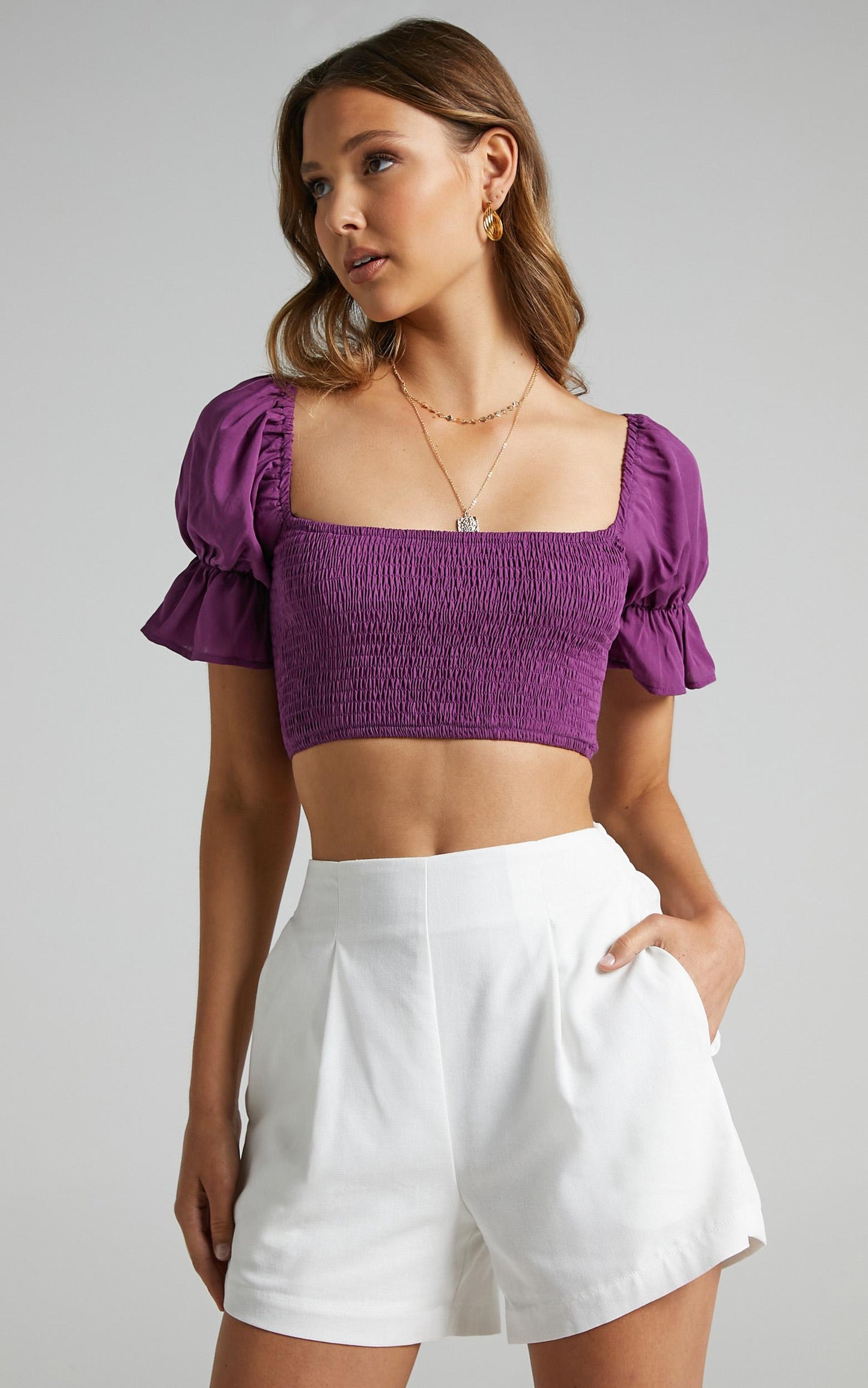 Danii Shorts in White