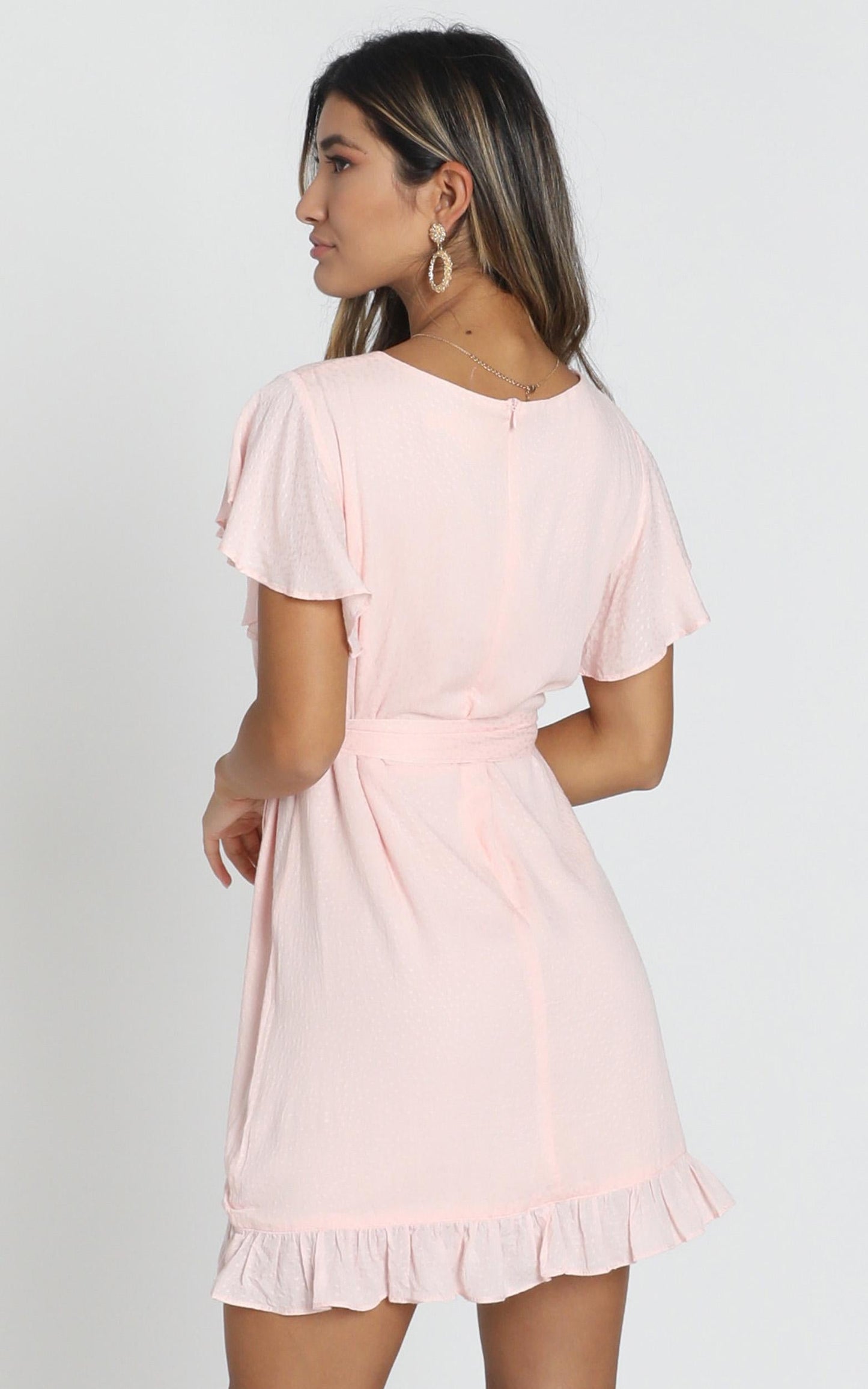 Sweet Nothings Dress in Blush