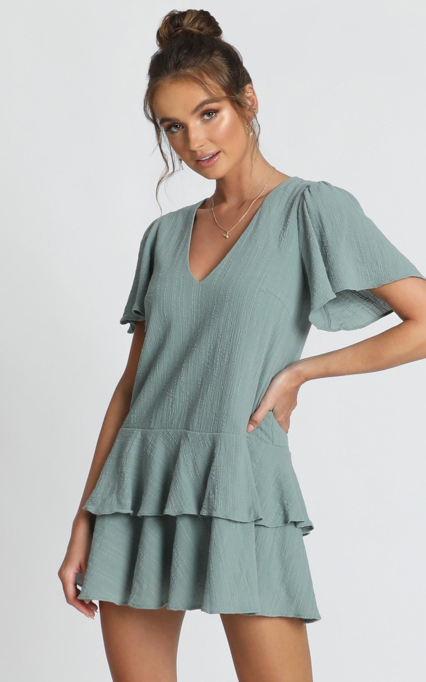 Bahama Baby Dress in Sage