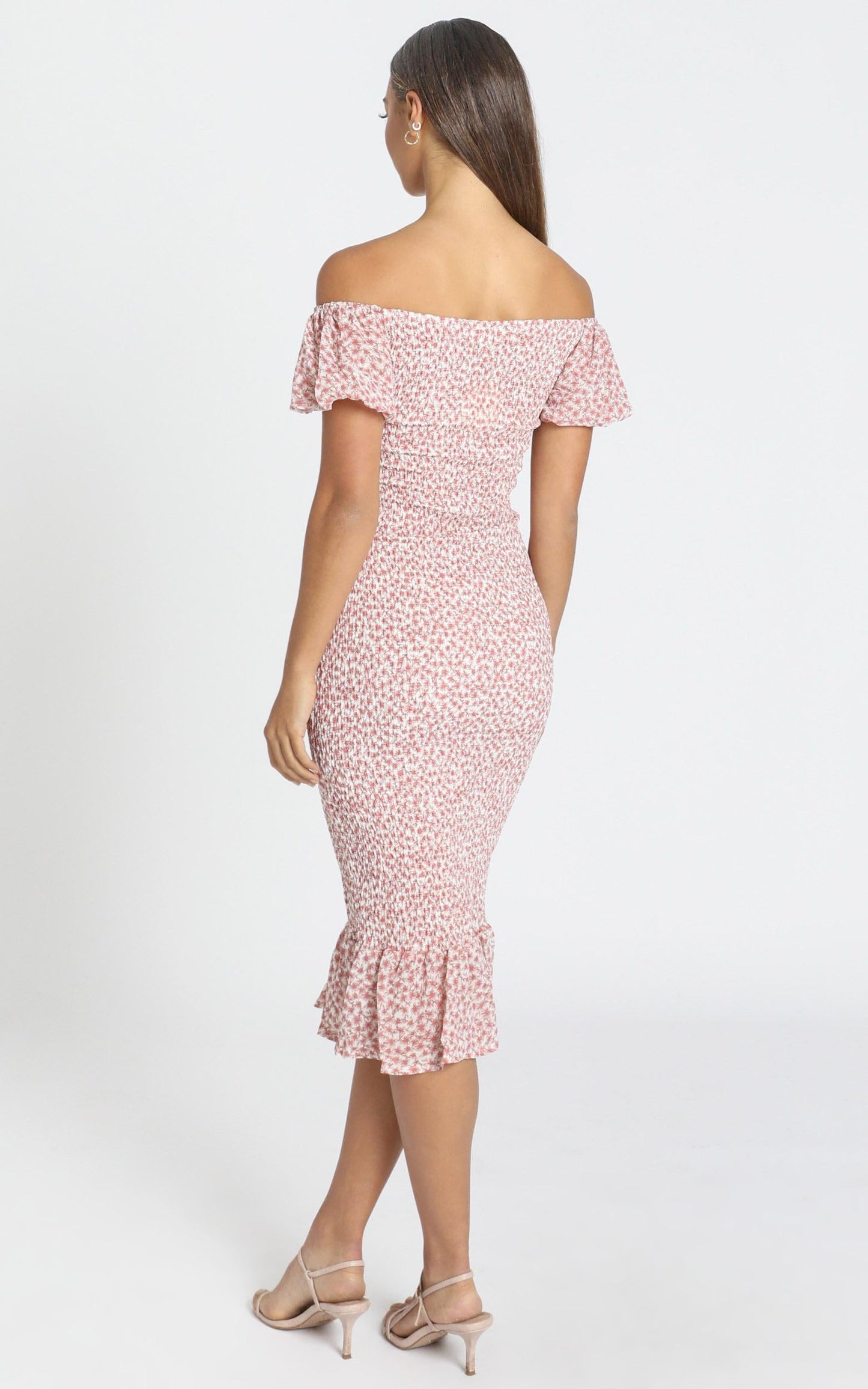 Daphne Dress in Pink Floral