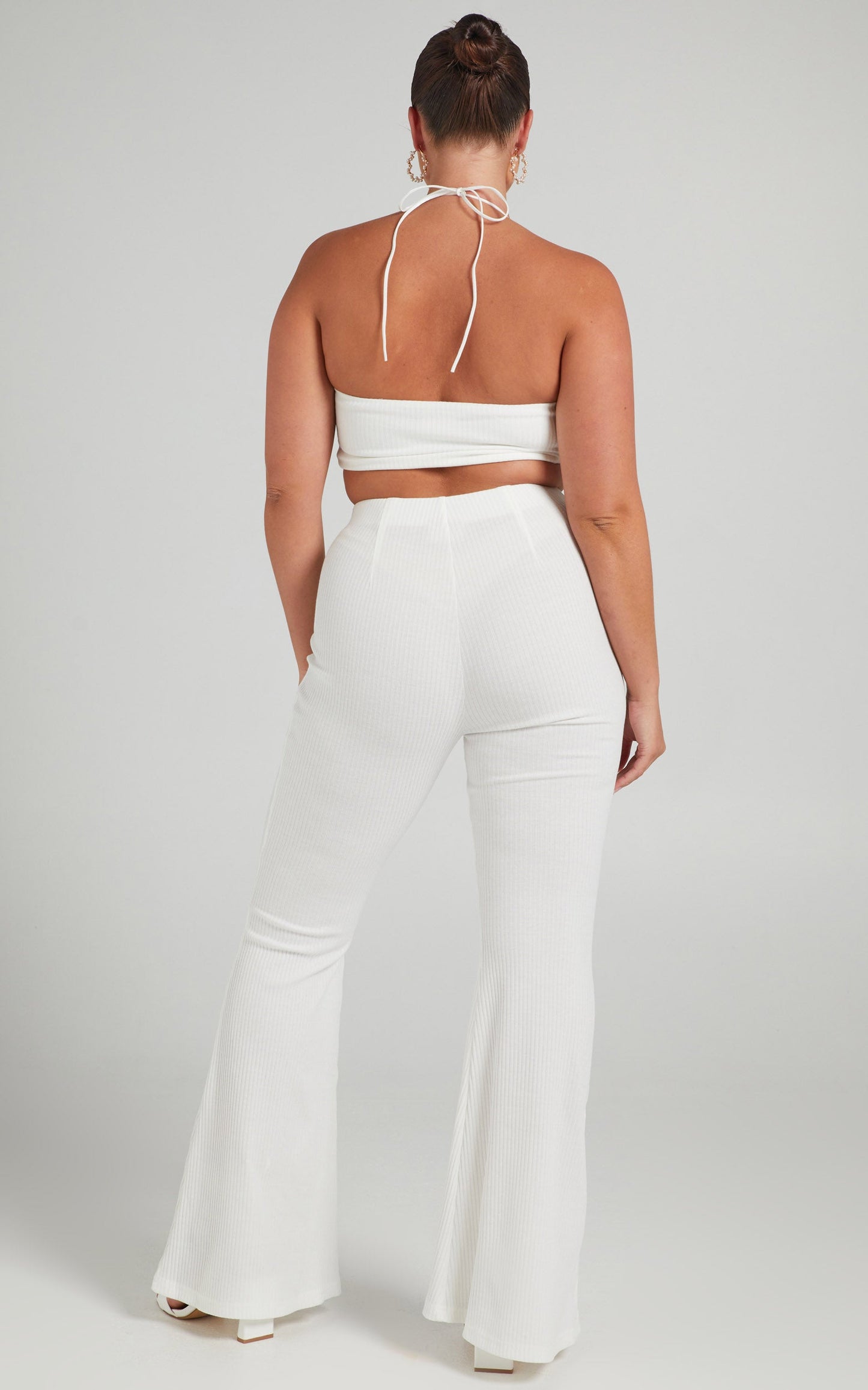 Kahlia Two Piece Set in White