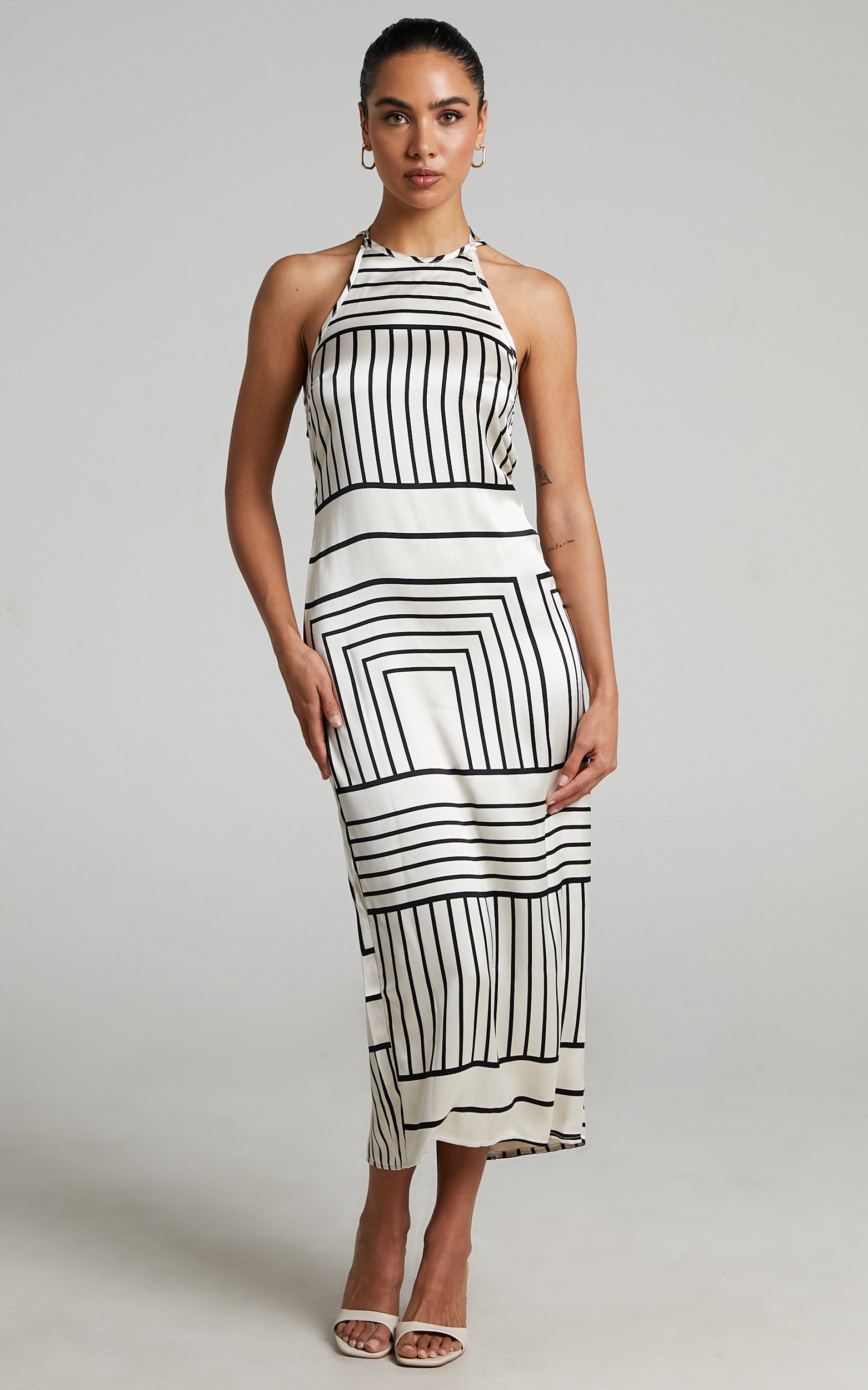4th & Reckless - Jeanne Dress in abstract satin