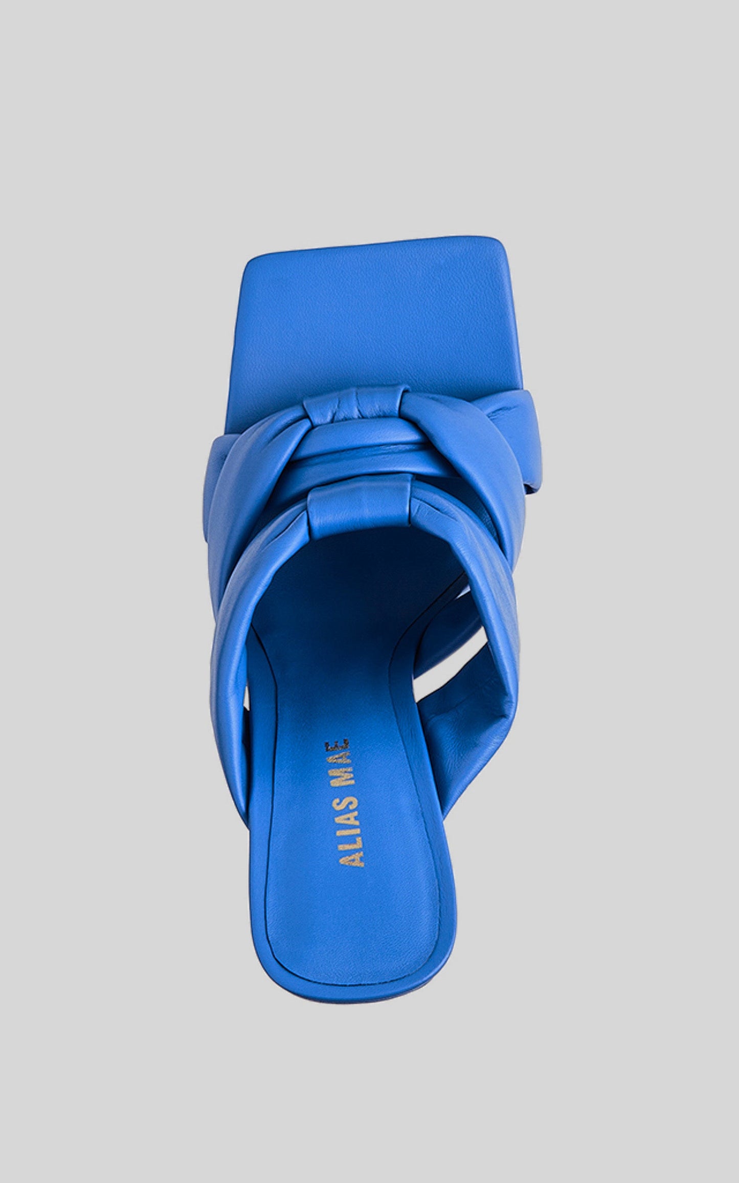 Alias Mae - Astor Heels in Bright Blue Leather